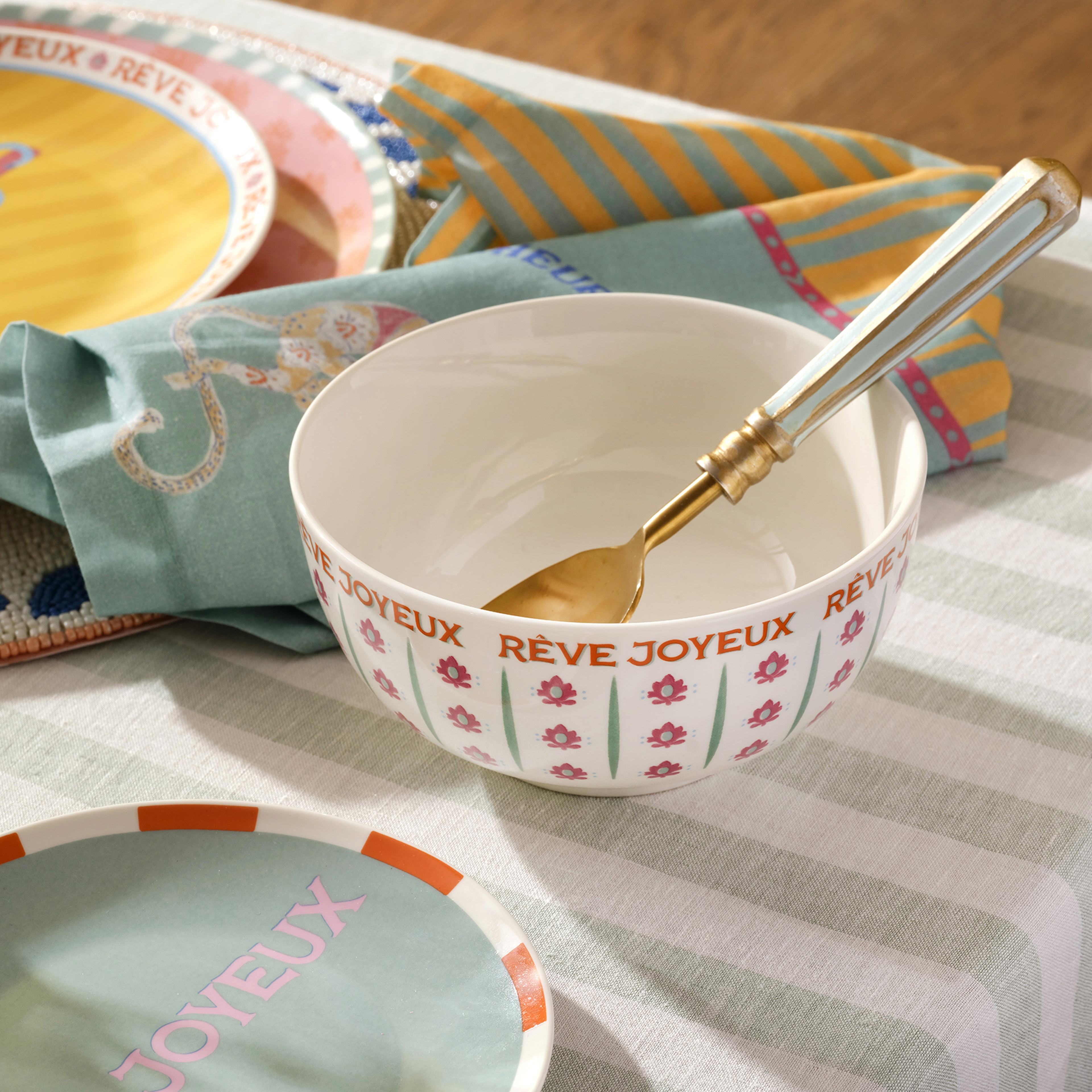 Luohu Porselen Kase 13 Cm Renkli