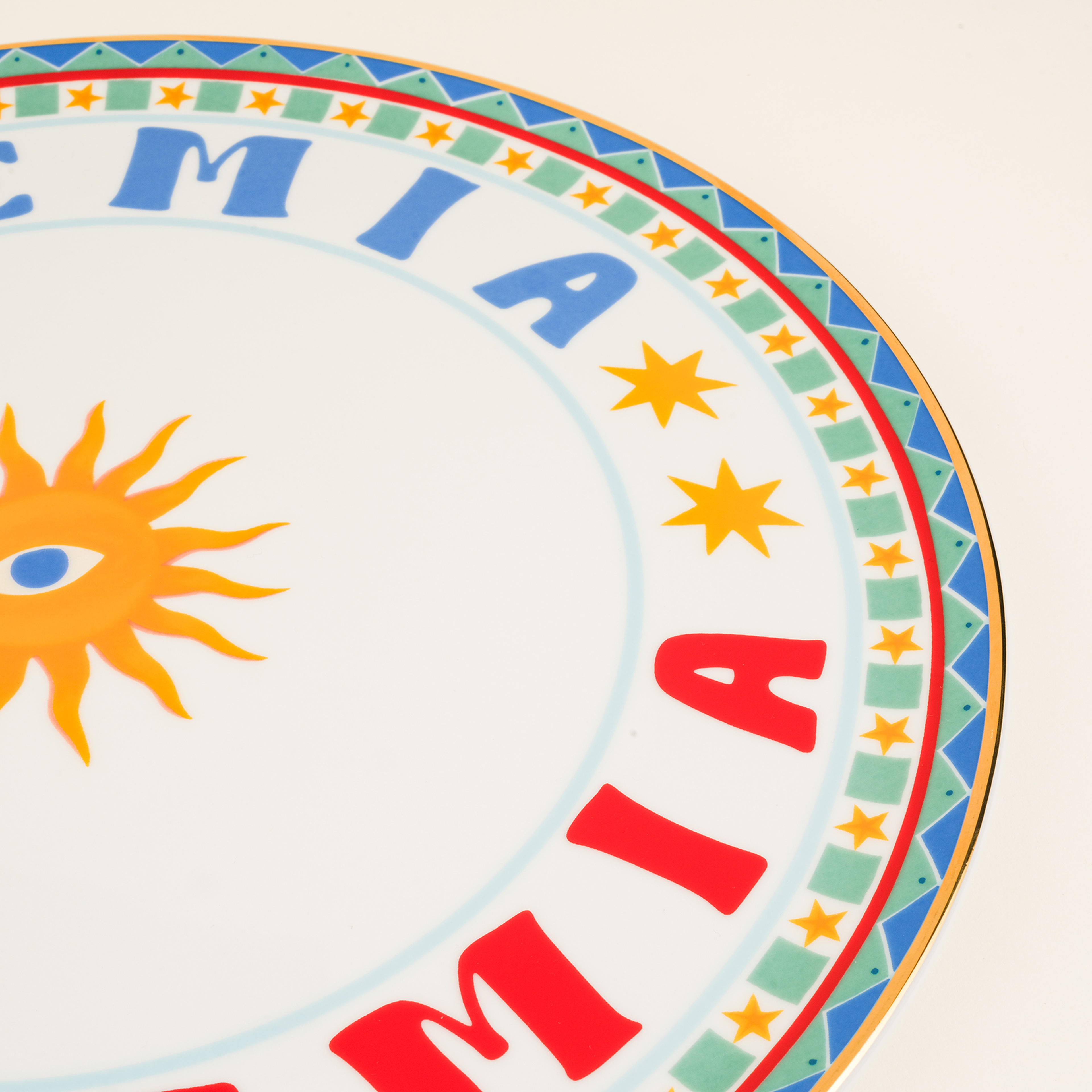 Lublın Porselen Pizza Tabağı 33 Cm Mavi