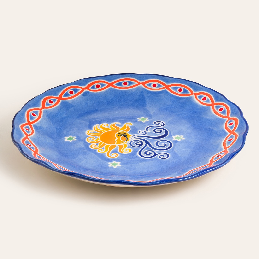Sanya Seramik Pasta Tabağı 21 Cm