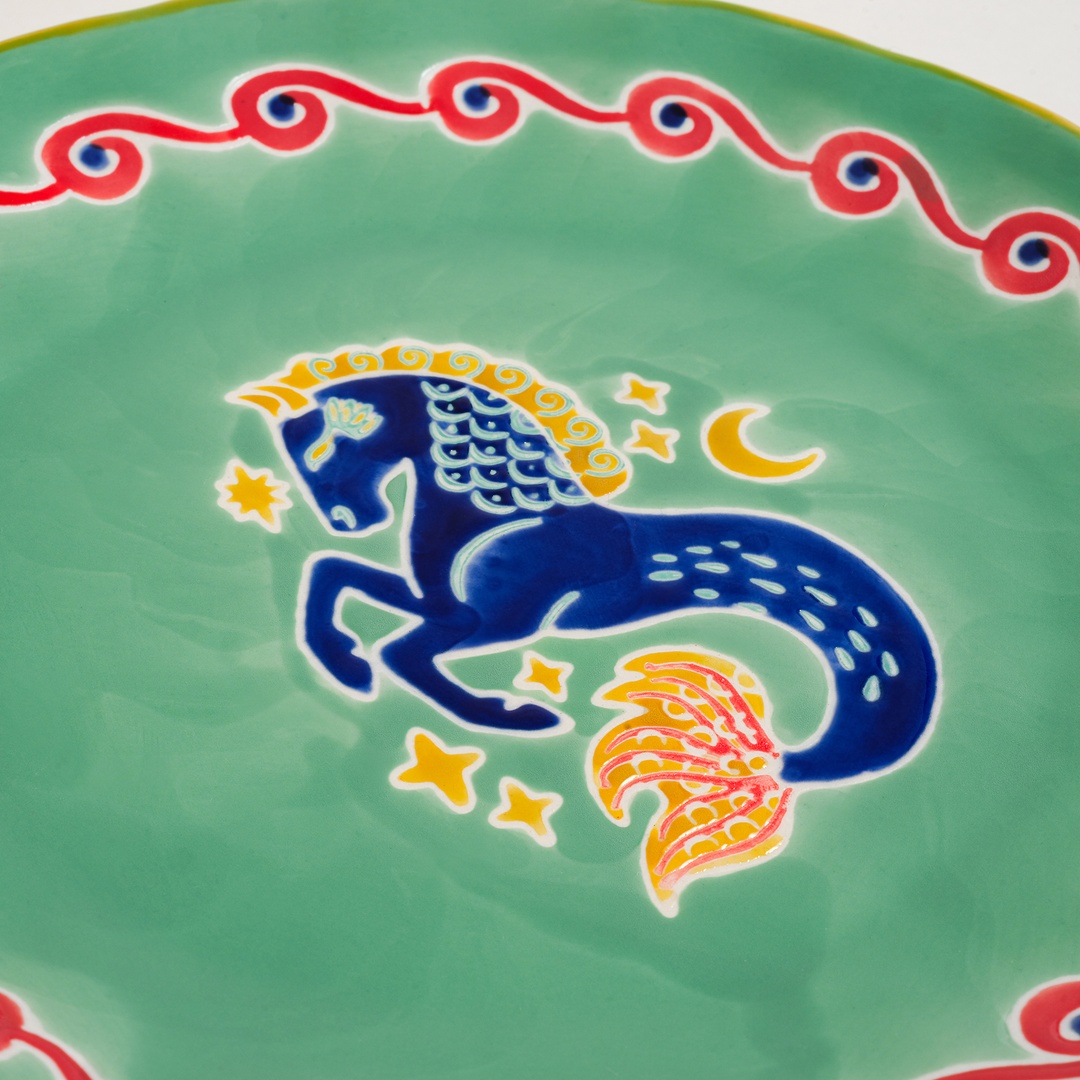 Sanya Seramik Pasta Tabağı 21 Cm