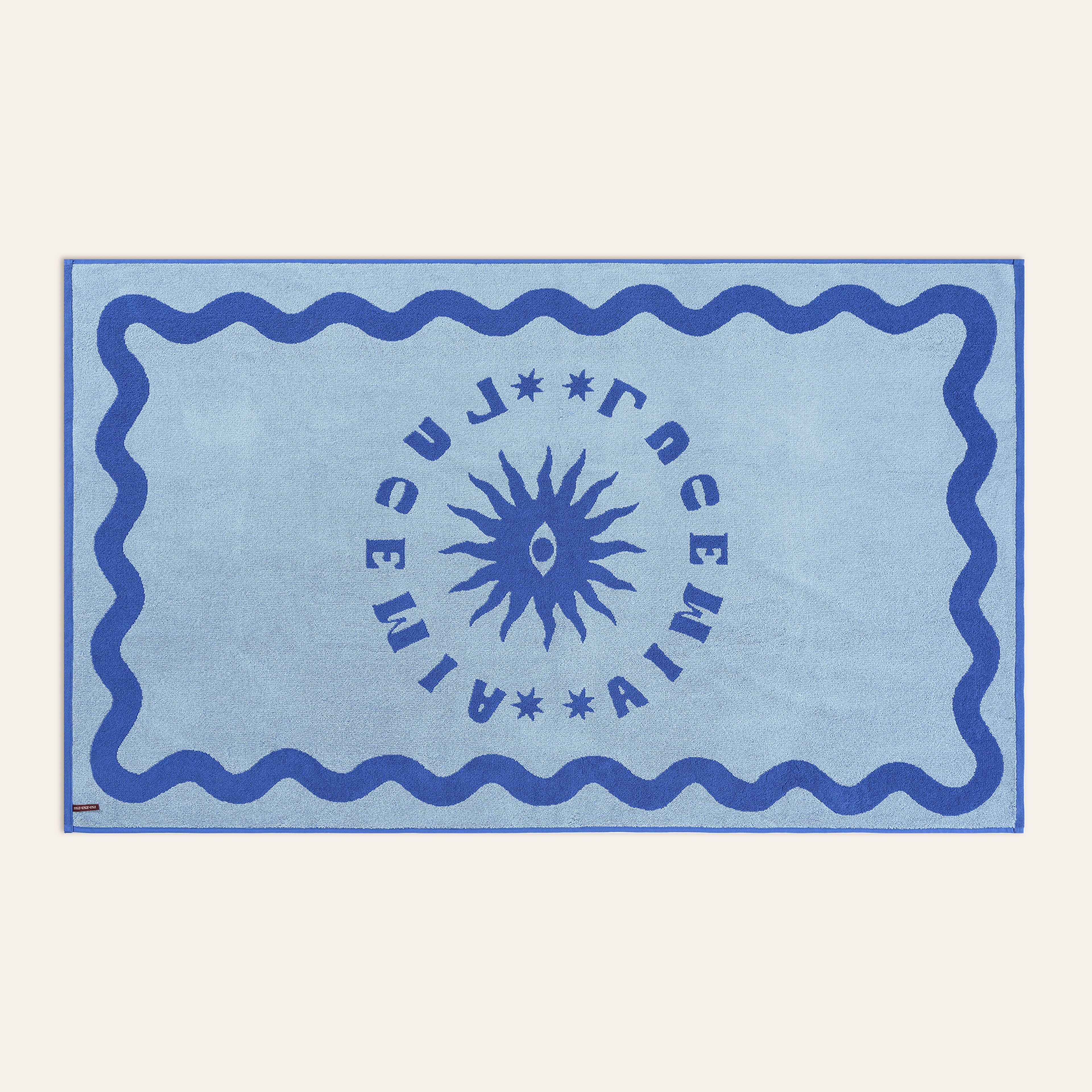 Tabea Pamuk Plaj Havlusu 90x150 Cm Mavi