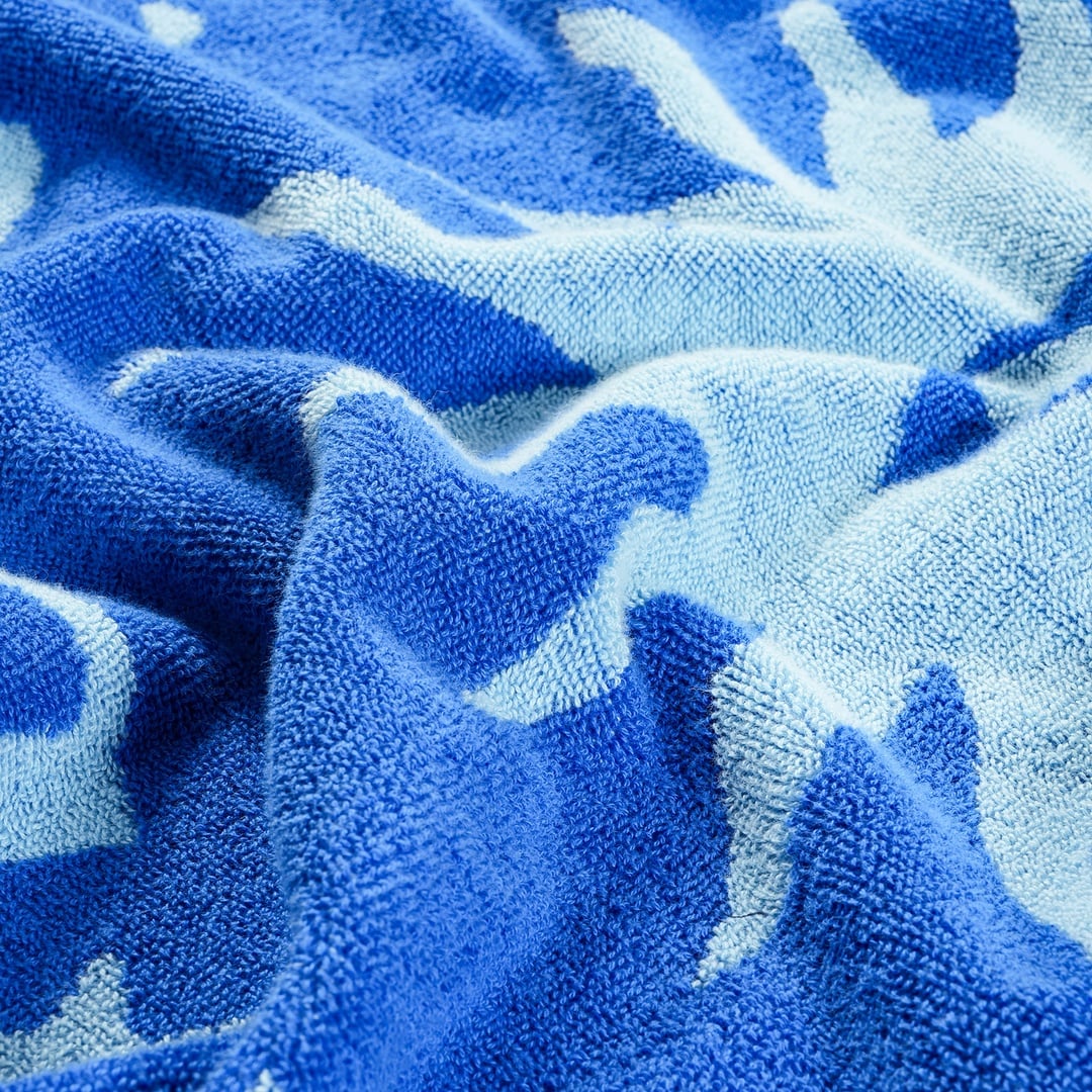 Tabea Pamuk Plaj Havlusu 90x150 Cm Mavi