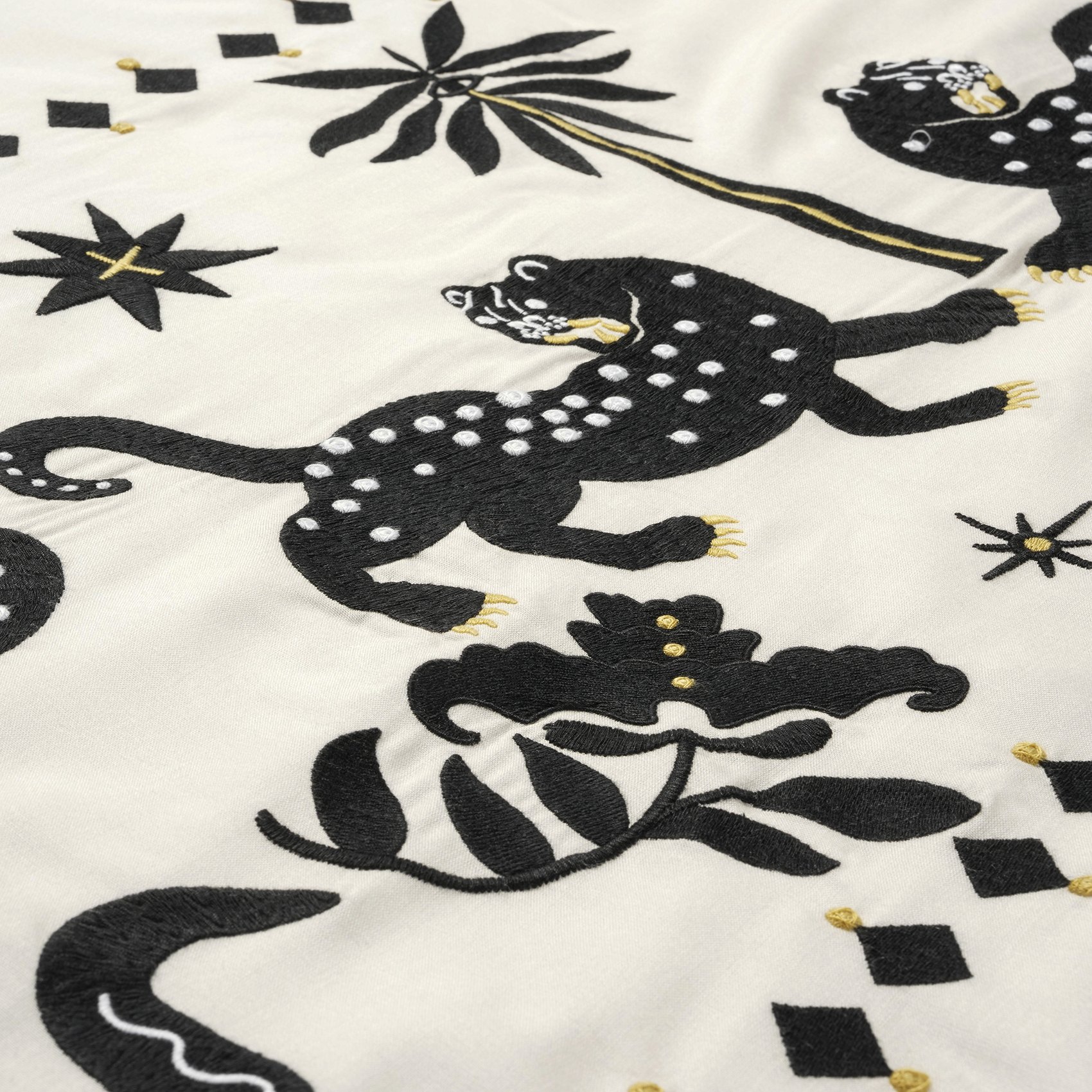 Kadmos Ekru Tek Kişilik Tencel Nevresim Takımı