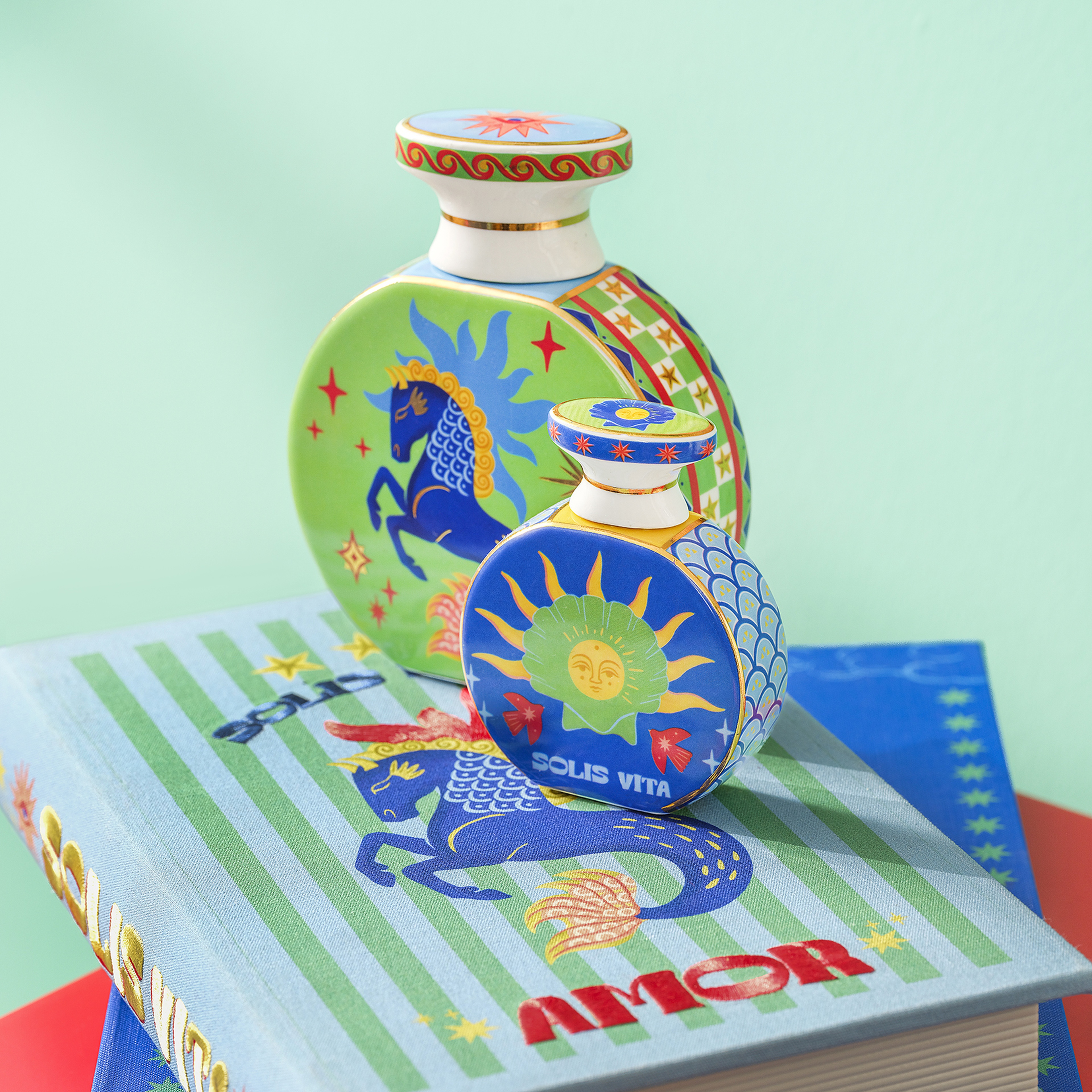 Shekou Renkli Porselen Dekoratif Obje 100 Ml
