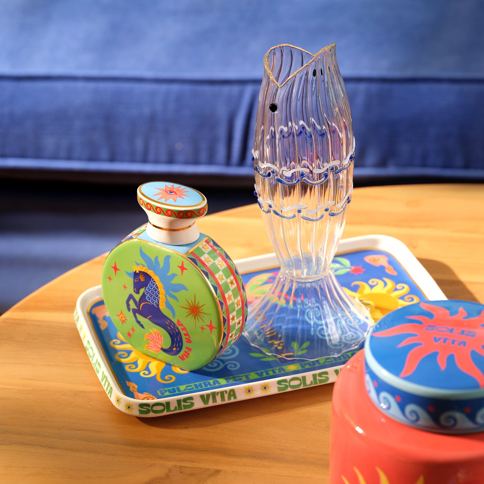 Henan Mavi Borosilikat Cam Vazo 520 Ml