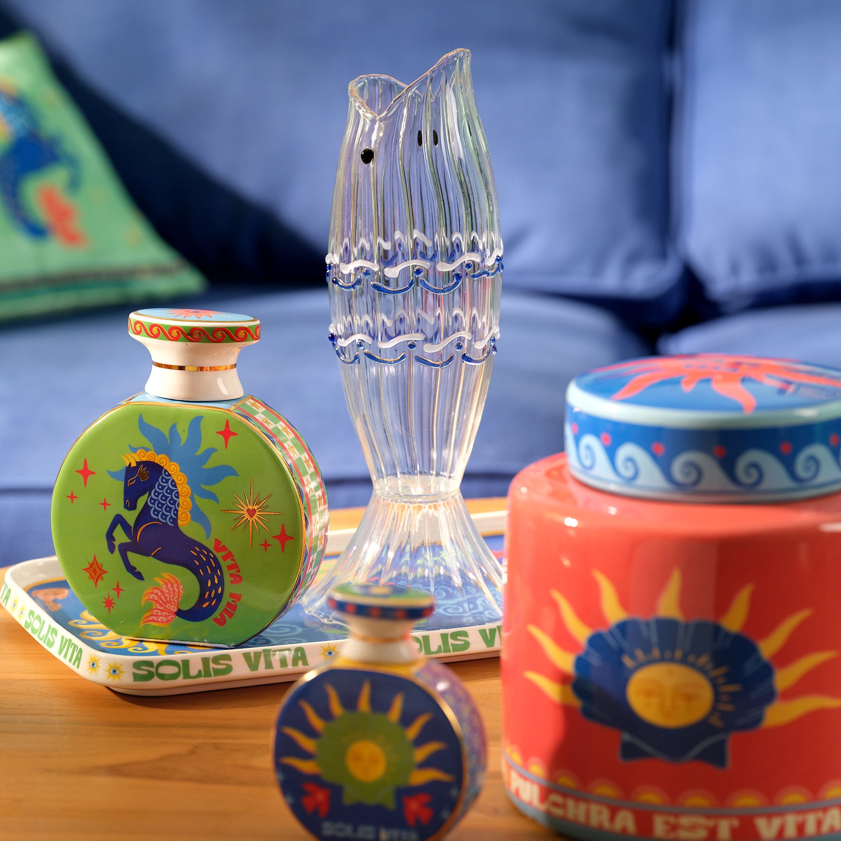 Henan Mavi Borosilikat Cam Vazo 520 Ml