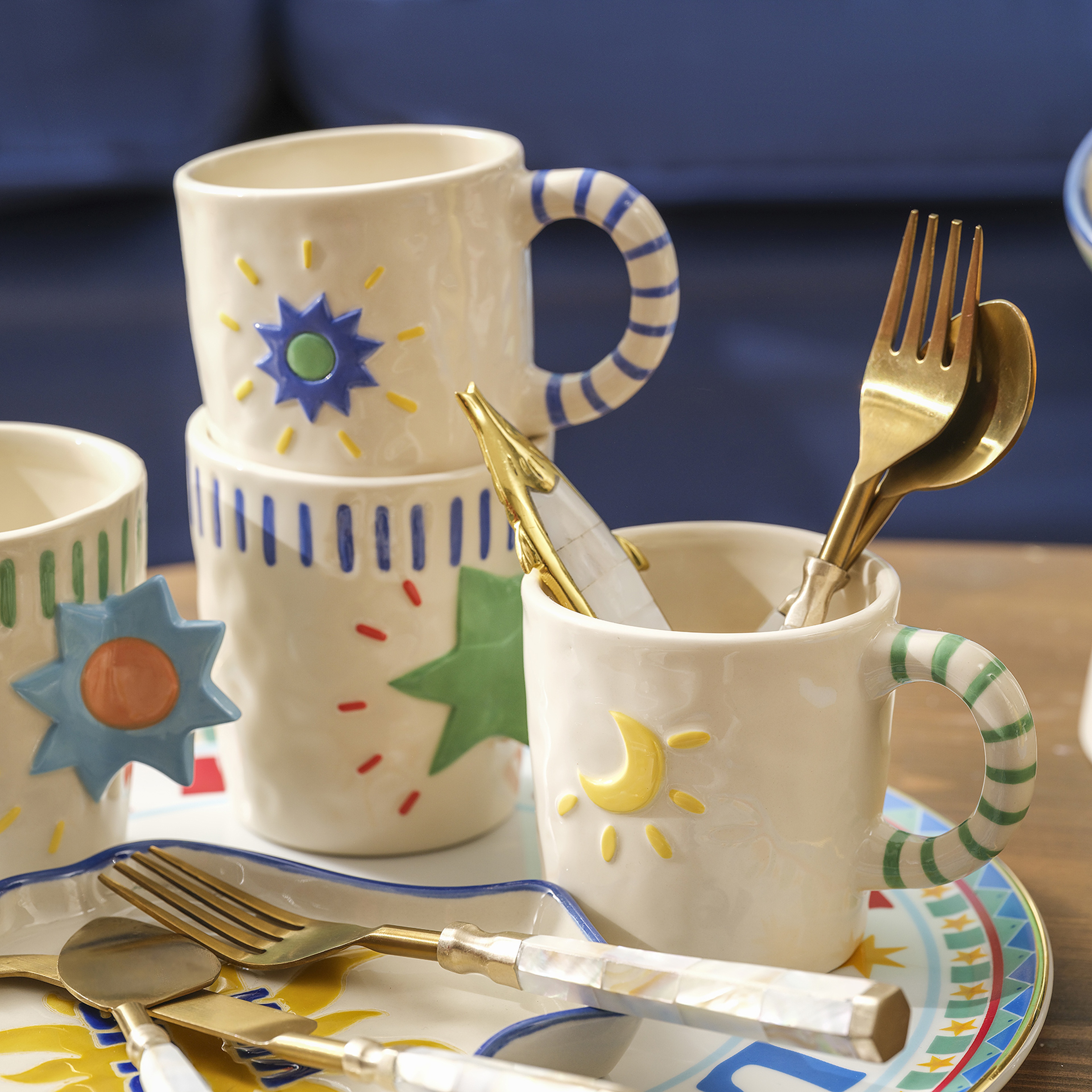 Sımıng Stoneware Kupa 285 Ml Yeşil
