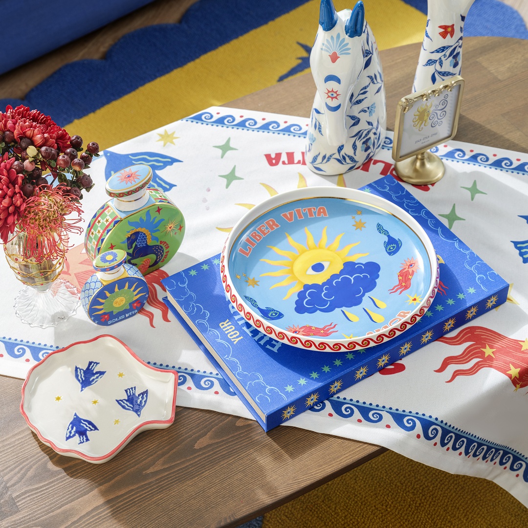 Olbıa Kanvas - Polistren - Kadife Dekoratif Kutu 24x34 Cm Mavi