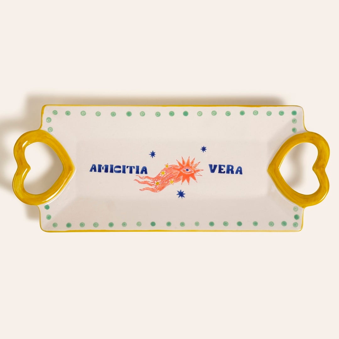 Sanya Seramik Tabak 16 Cm Renkli