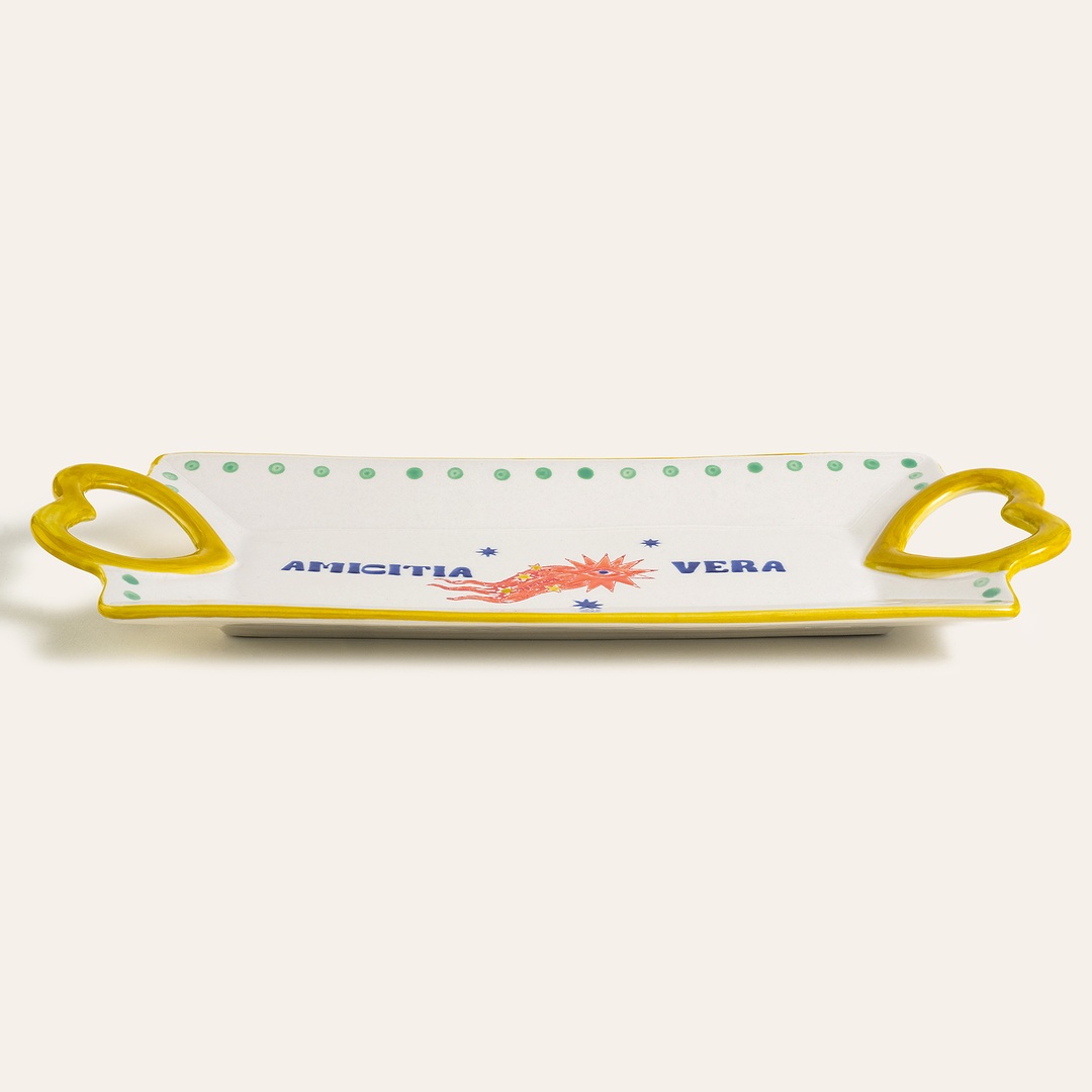 Sanya Seramik Tabak 16 Cm Renkli