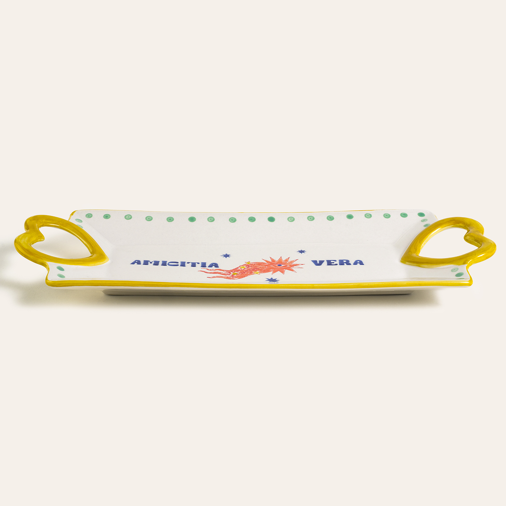 Sanya Seramik Tabak 16 Cm Renkli