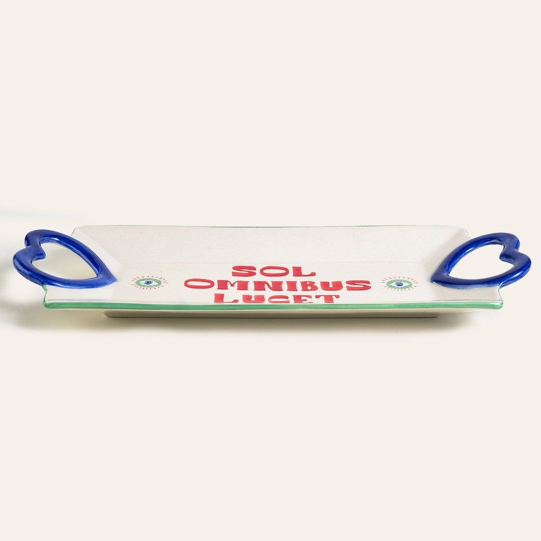 Sanya Seramik Tabak 16 Cm Renkli