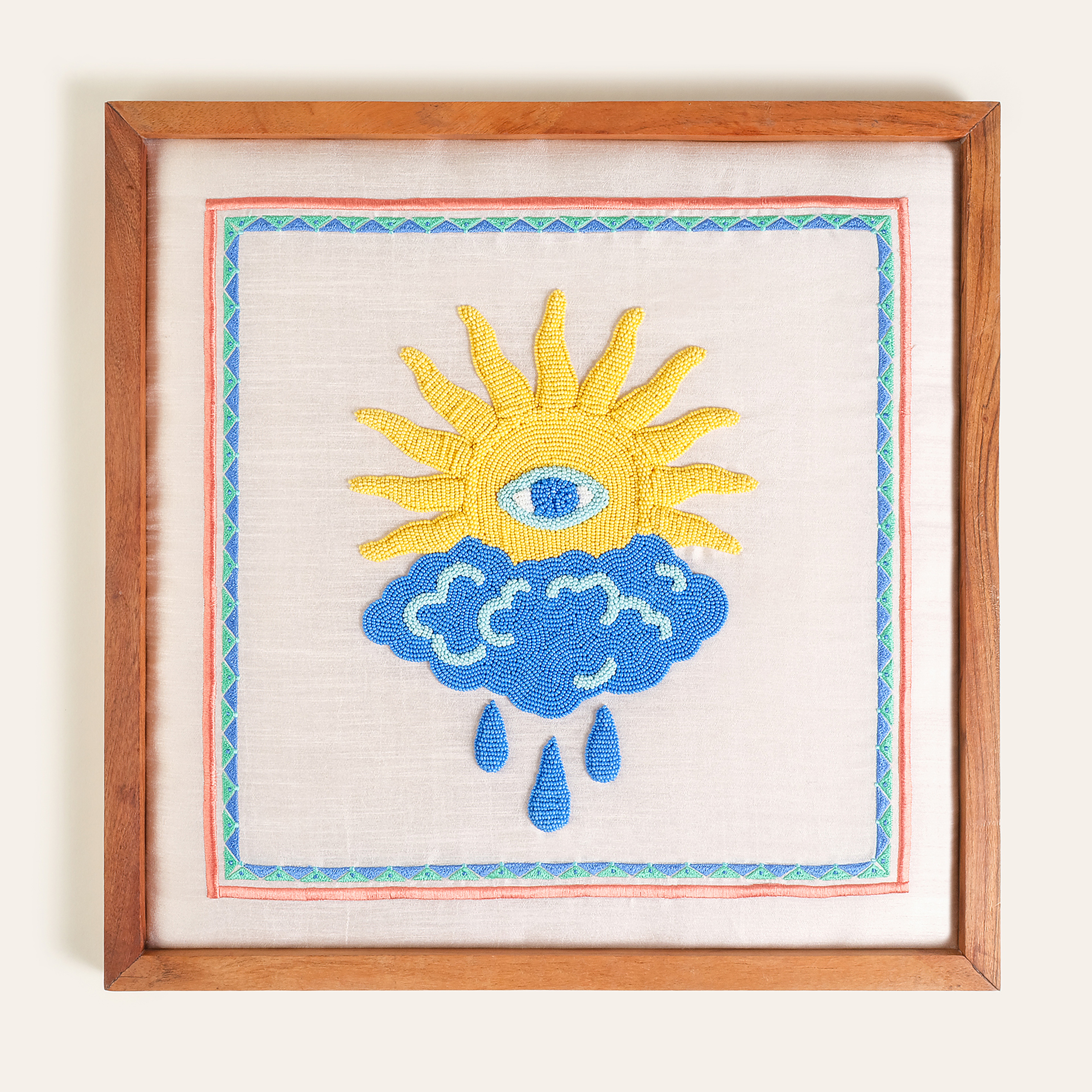 Dadrı Mavi Tablo 60x60 Cm