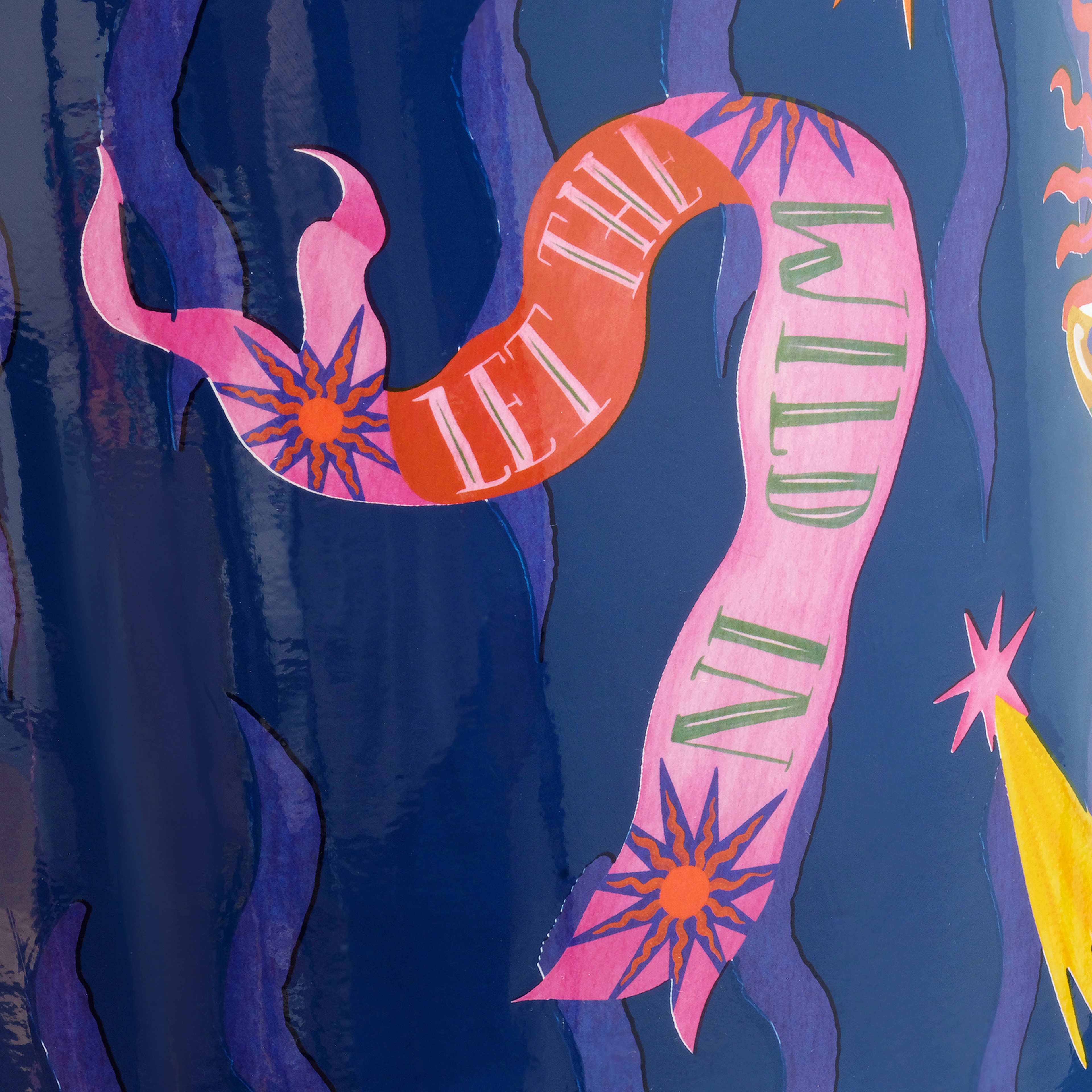 Tanbu Porselen Tabure 31x31x44 Cm Koyu Mavi