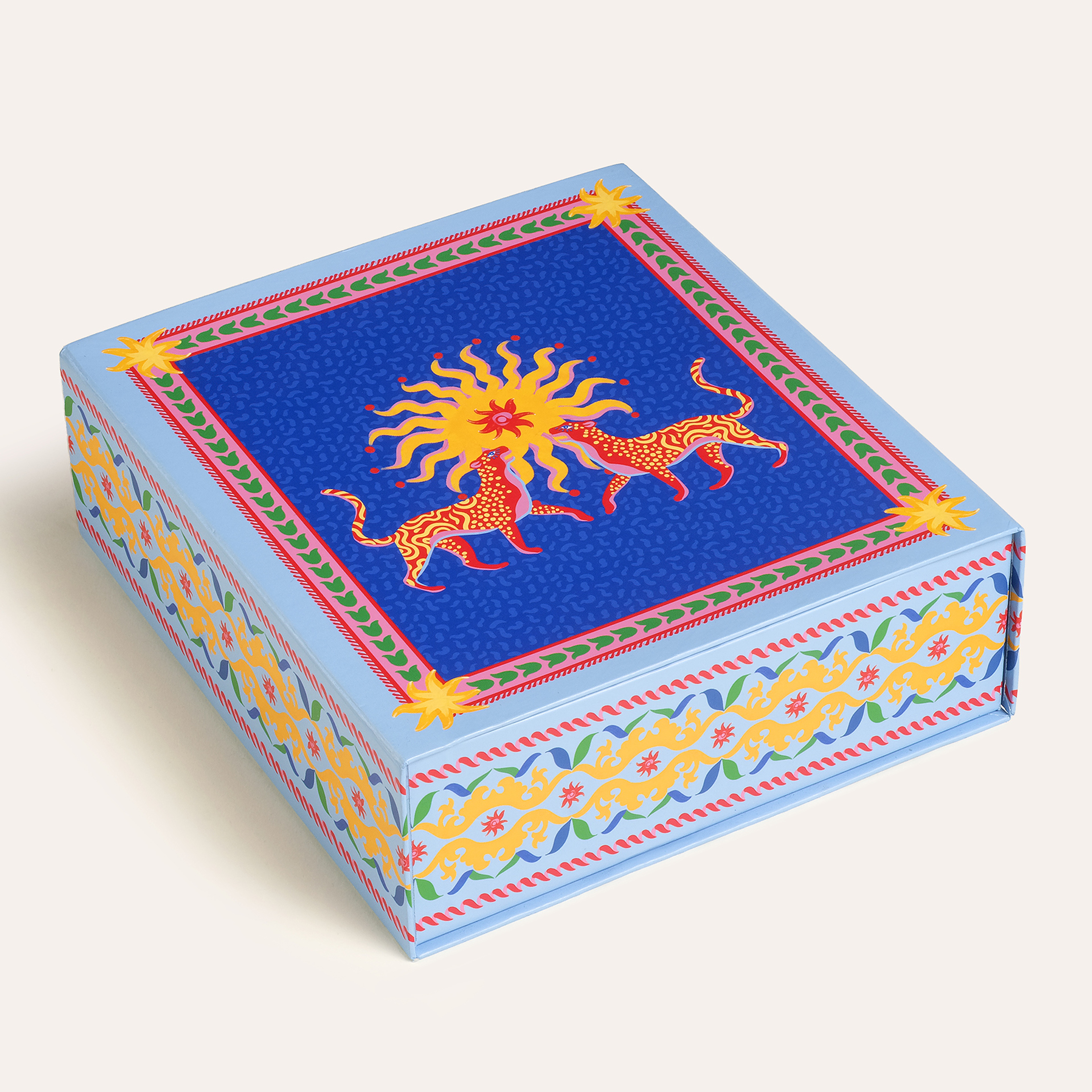 Luohu Porselen Kahve Seti 90 Ml Mavi