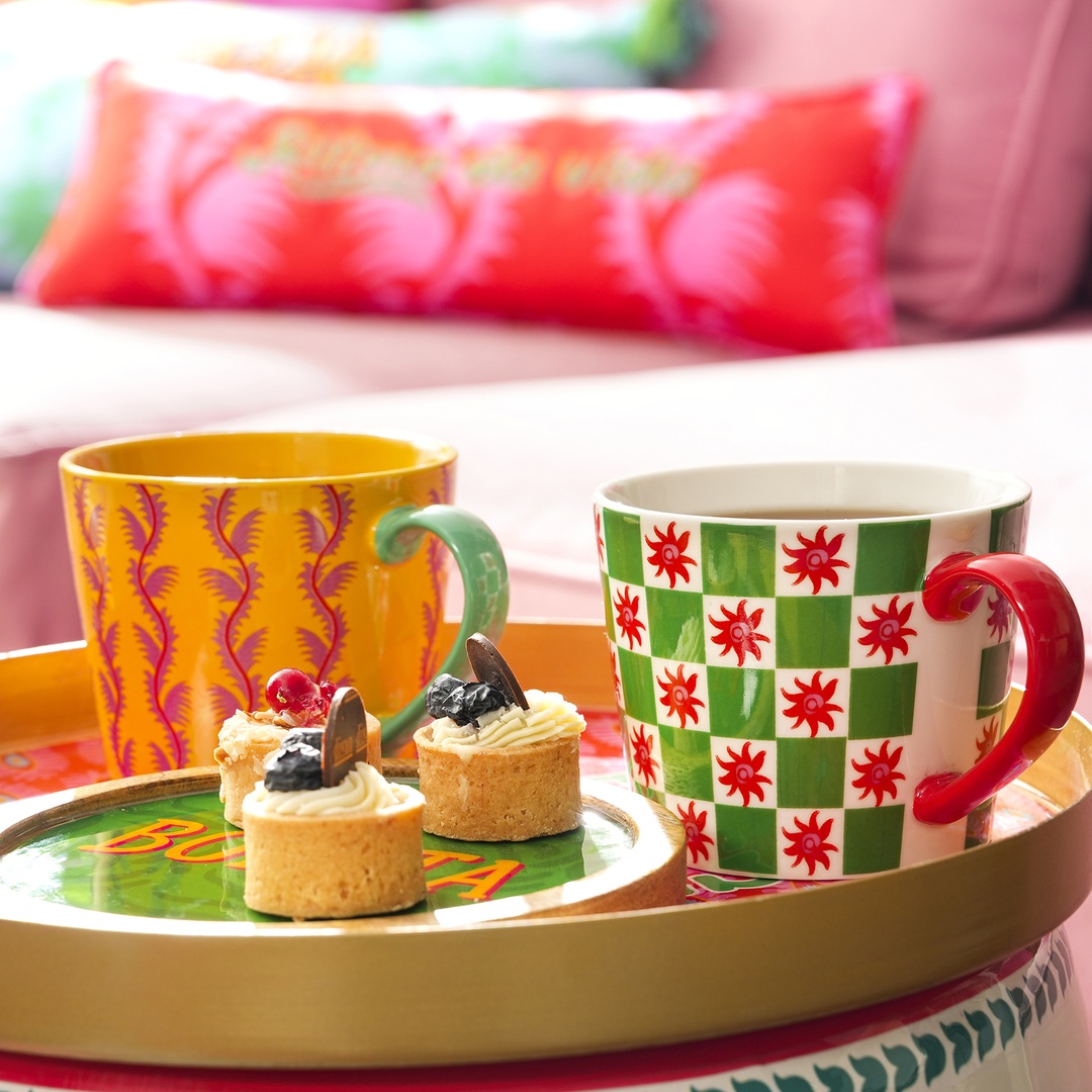 Luohu Porselen Kupa 360 Ml Yeşil