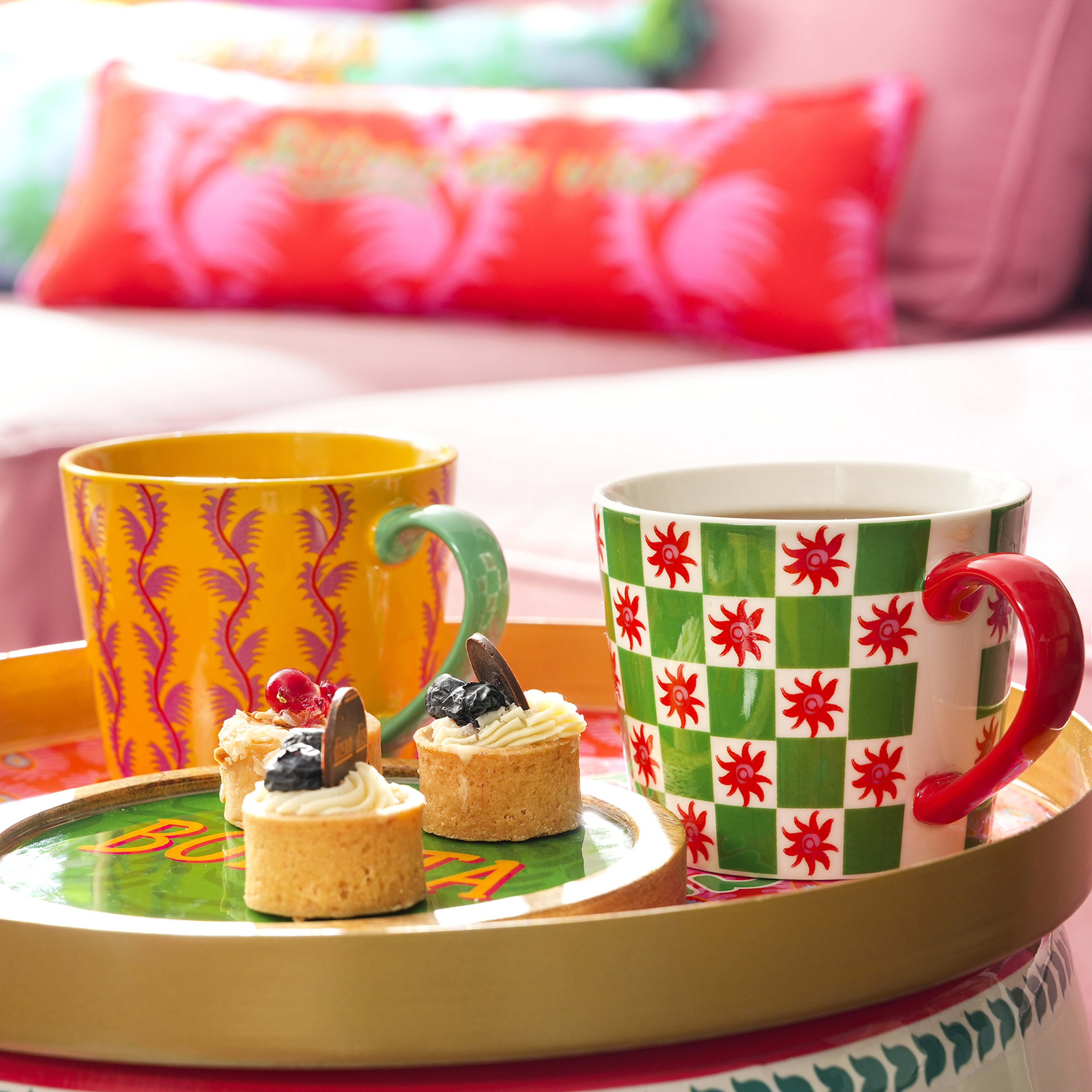 Luohu Porselen Kupa 360 Ml Yeşil