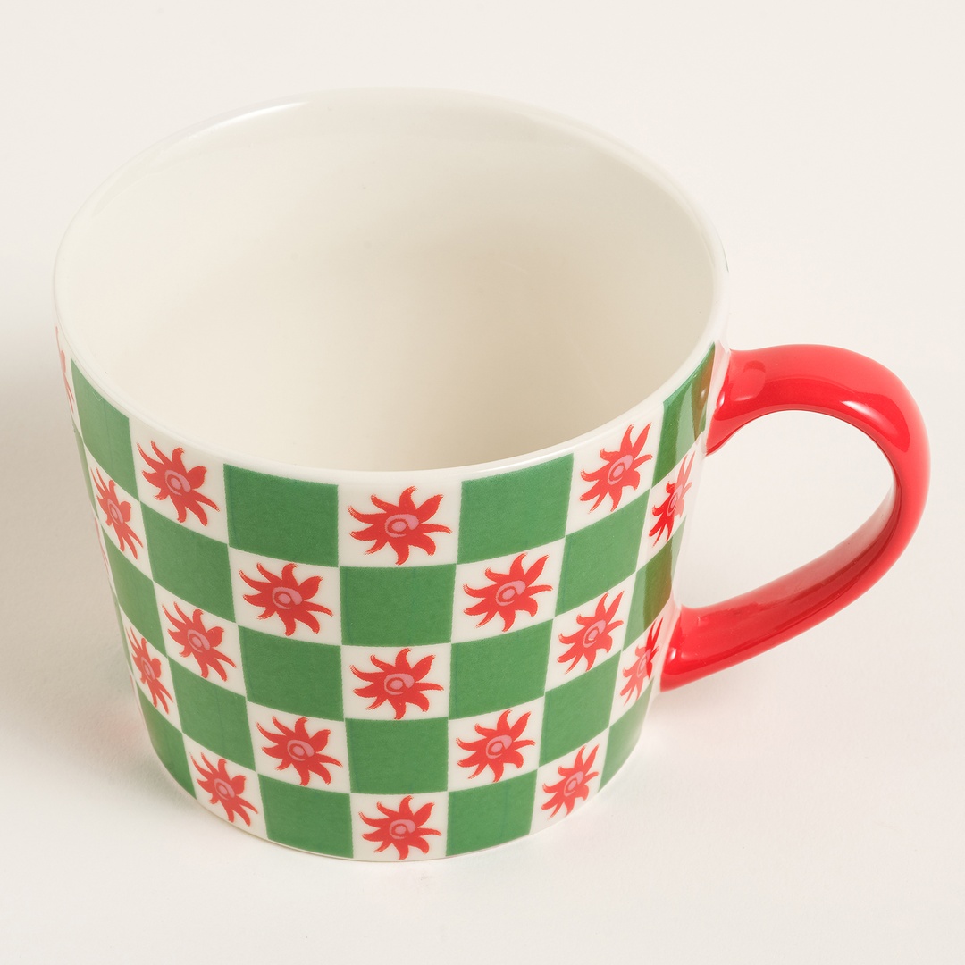 Luohu Porselen Kupa 360 Ml Yeşil