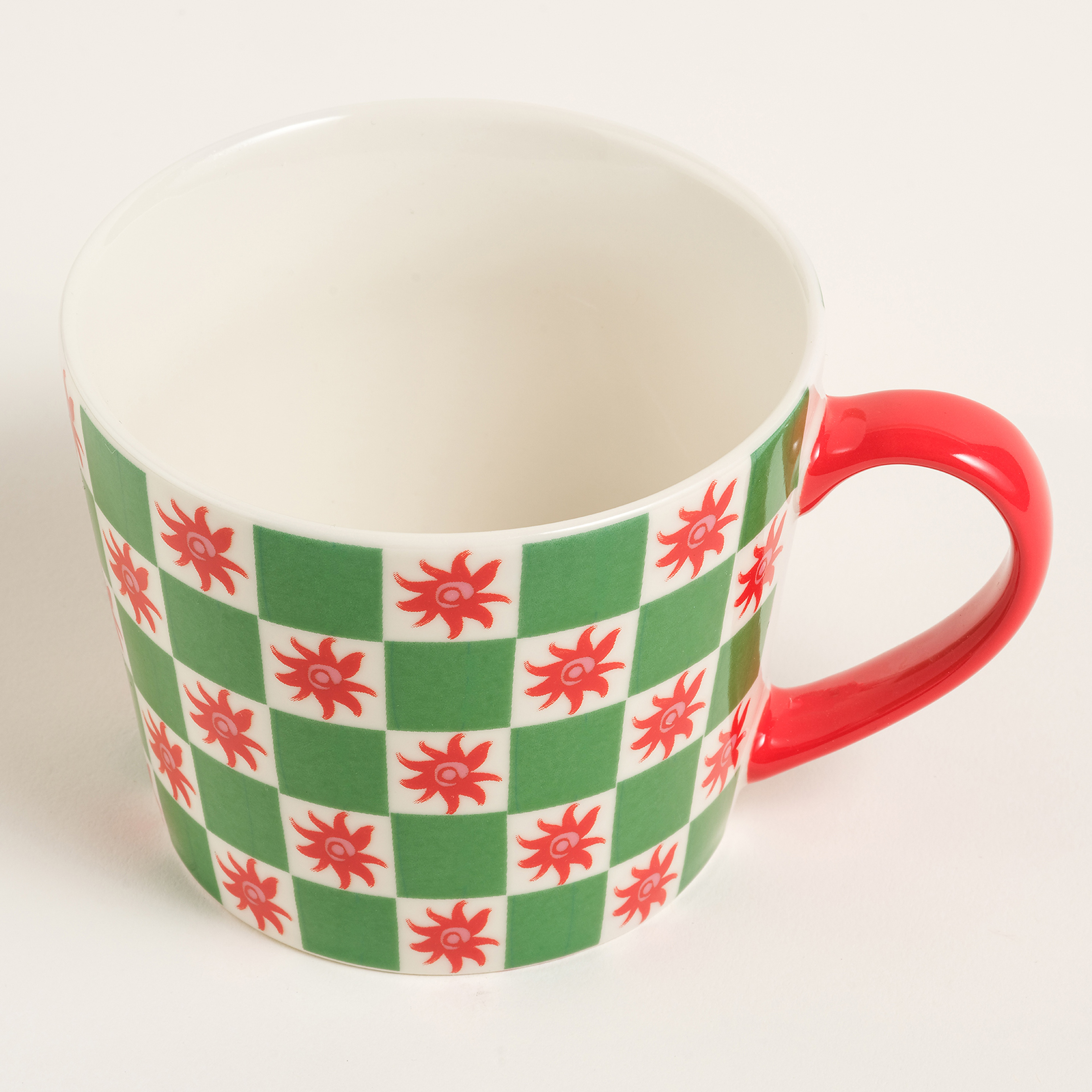 Luohu Porselen Kupa 360 Ml Yeşil