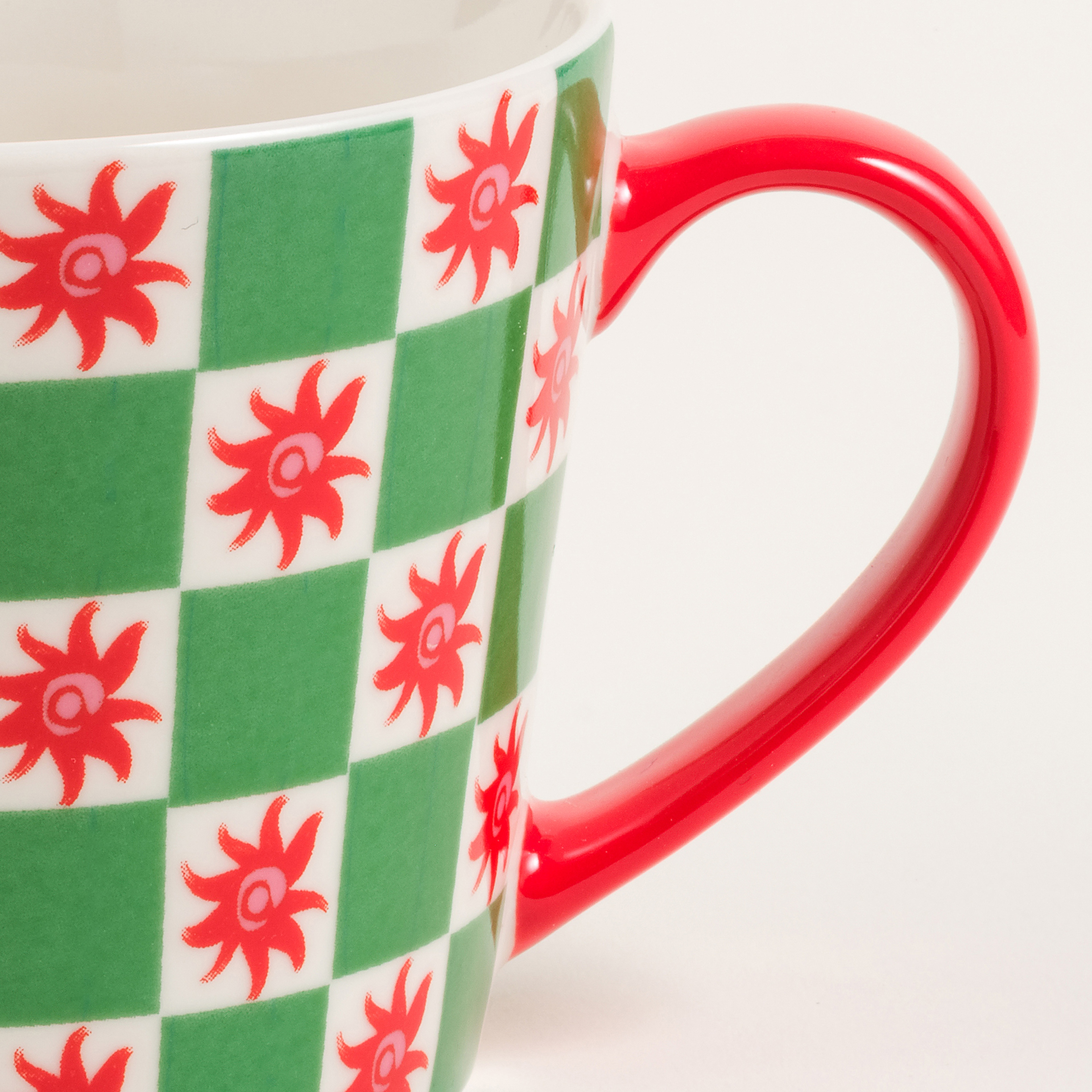 Luohu Porselen Kupa 360 Ml Yeşil