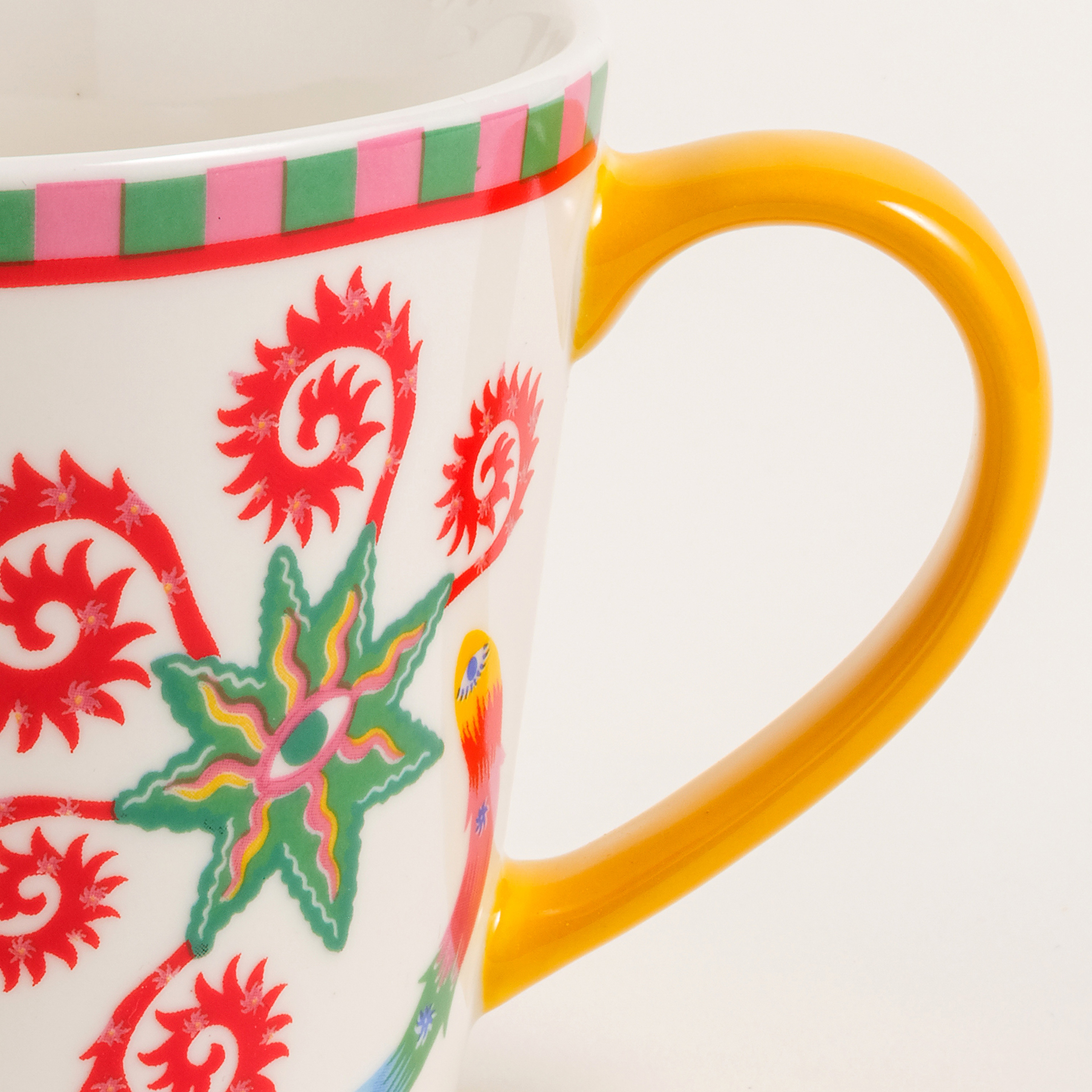 Luohu Porselen Kupa 360 Ml Beyaz