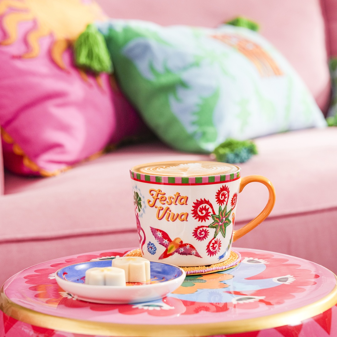 Luohu Porselen Kupa 360 Ml Beyaz