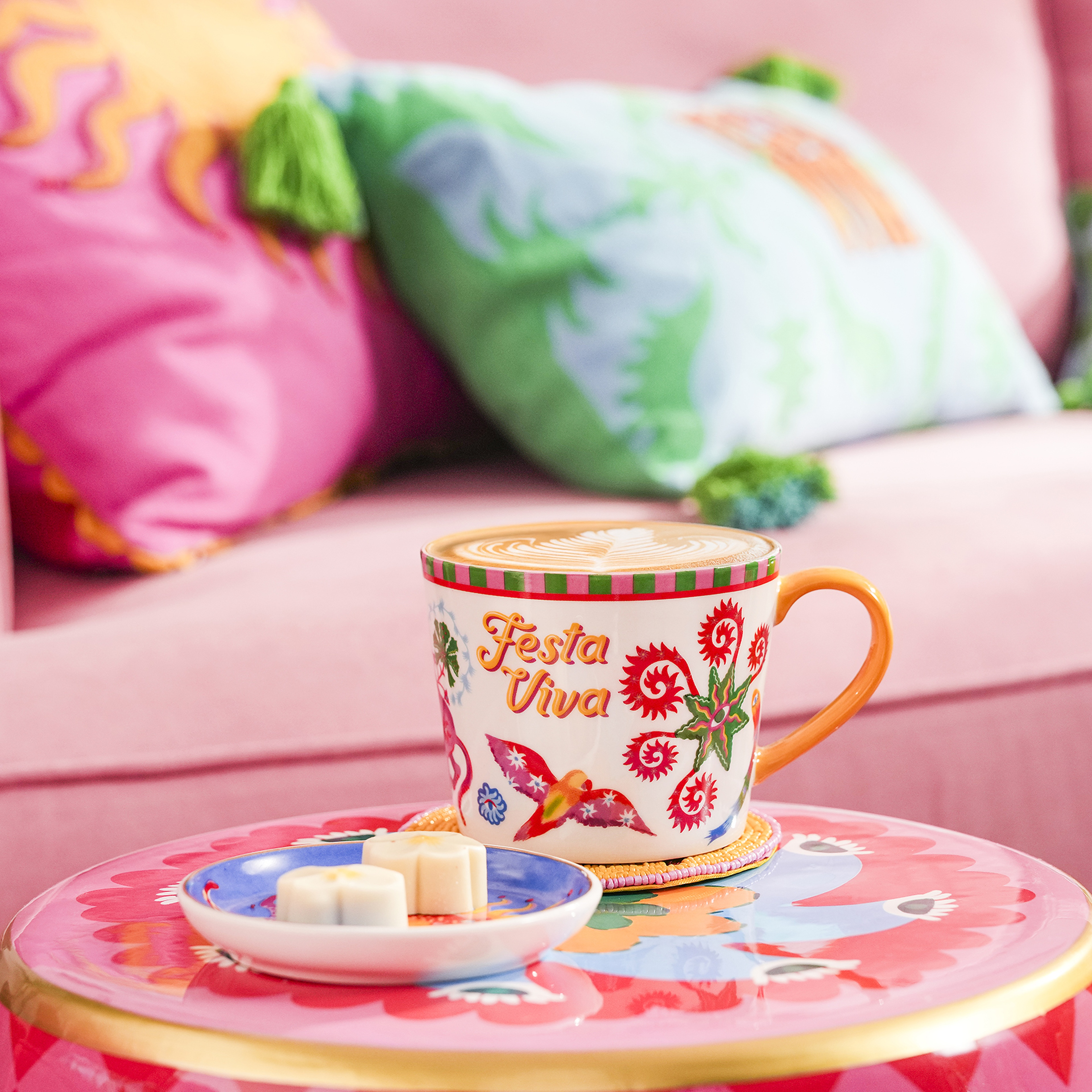 Luohu Porselen Kupa 360 Ml Beyaz