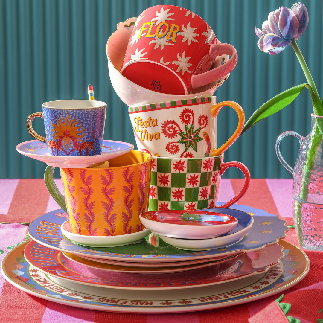 Luohu Porselen Kupa 360 Ml Beyaz