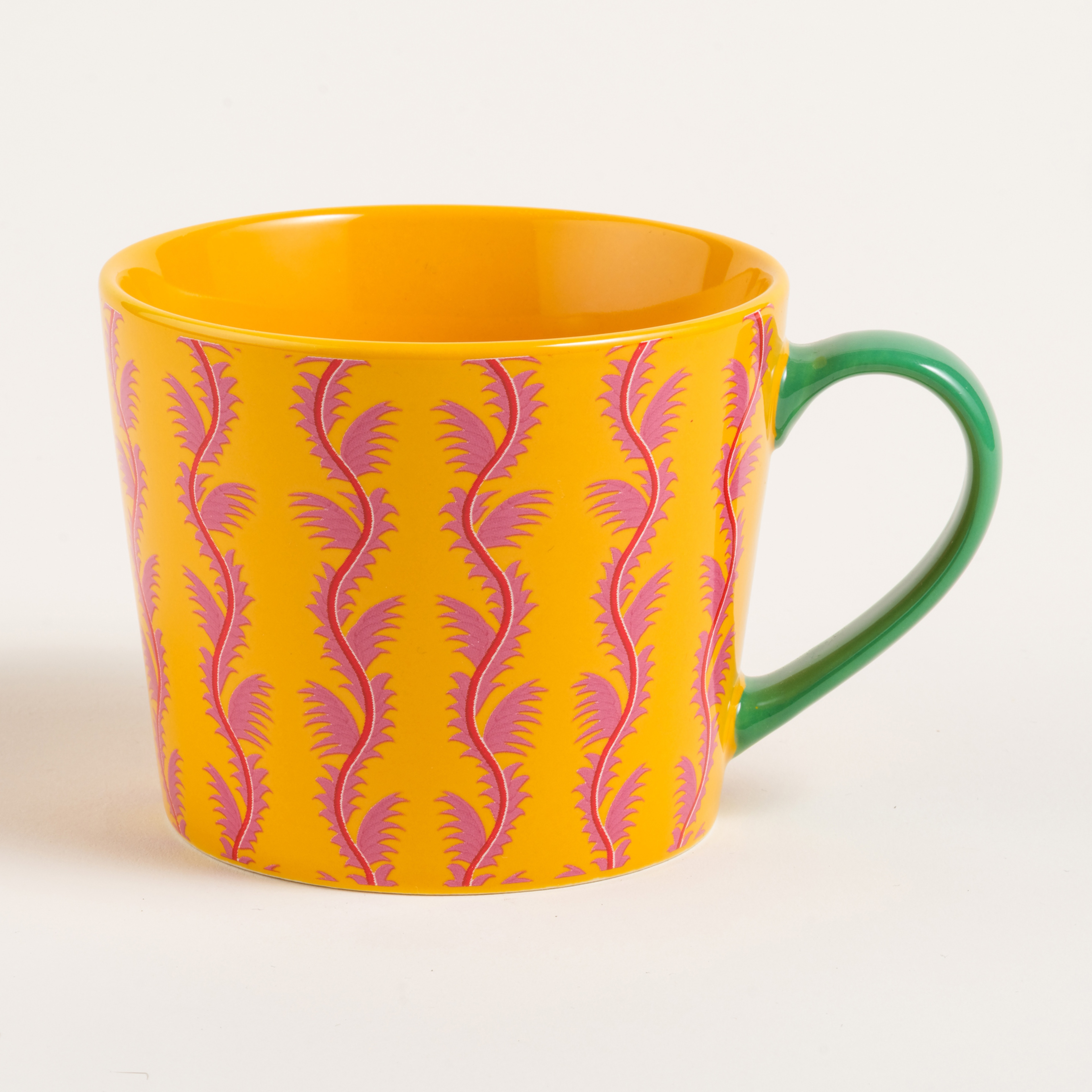 Luohu Porselen Kupa 360 Ml Sarı