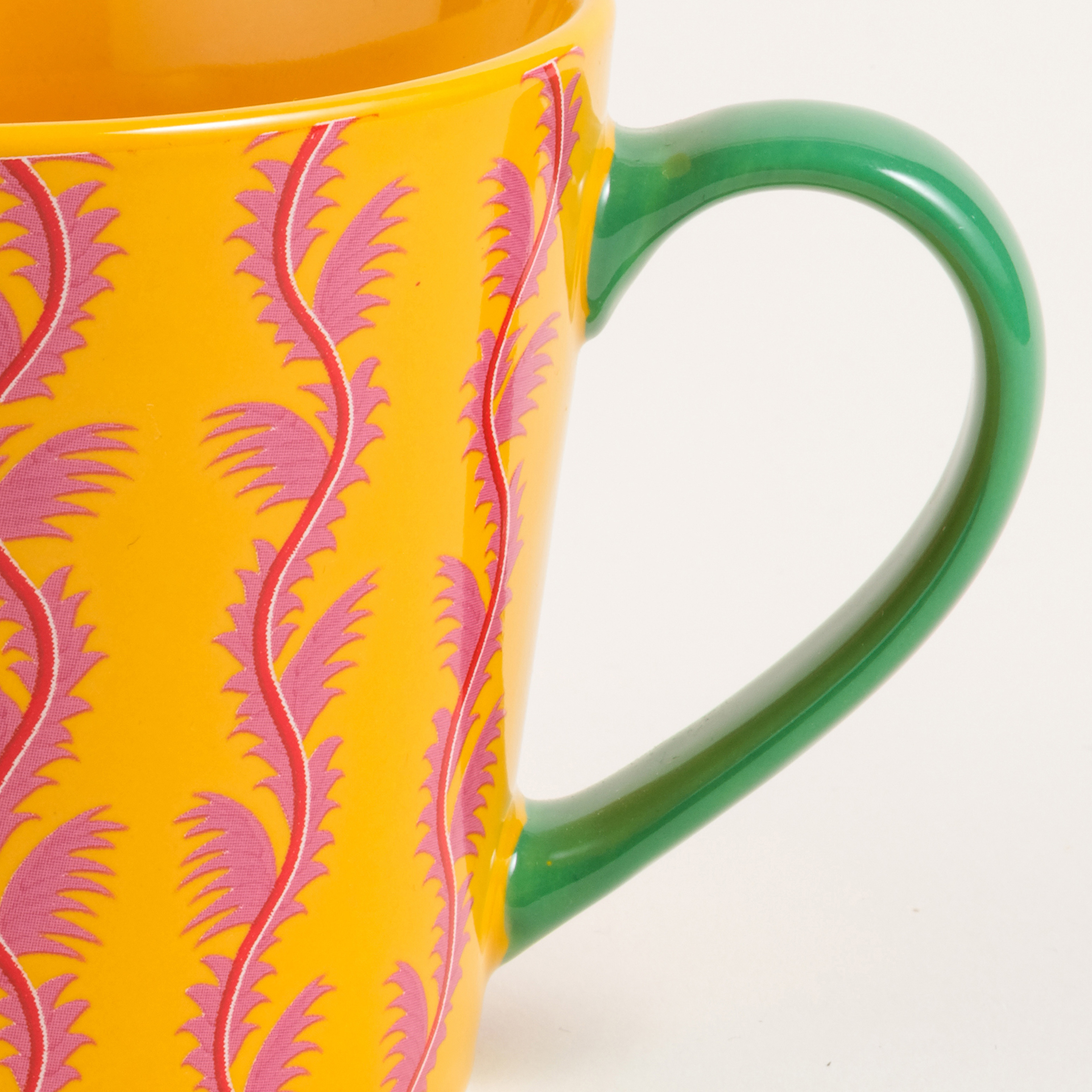 Luohu Porselen Kupa 360 Ml Sarı