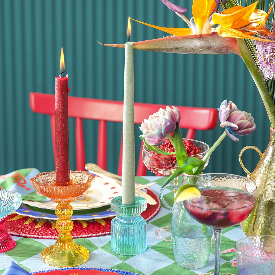 Nanjıng Cam Dekoratif Obje 6x6x8.5 Cm Renkli