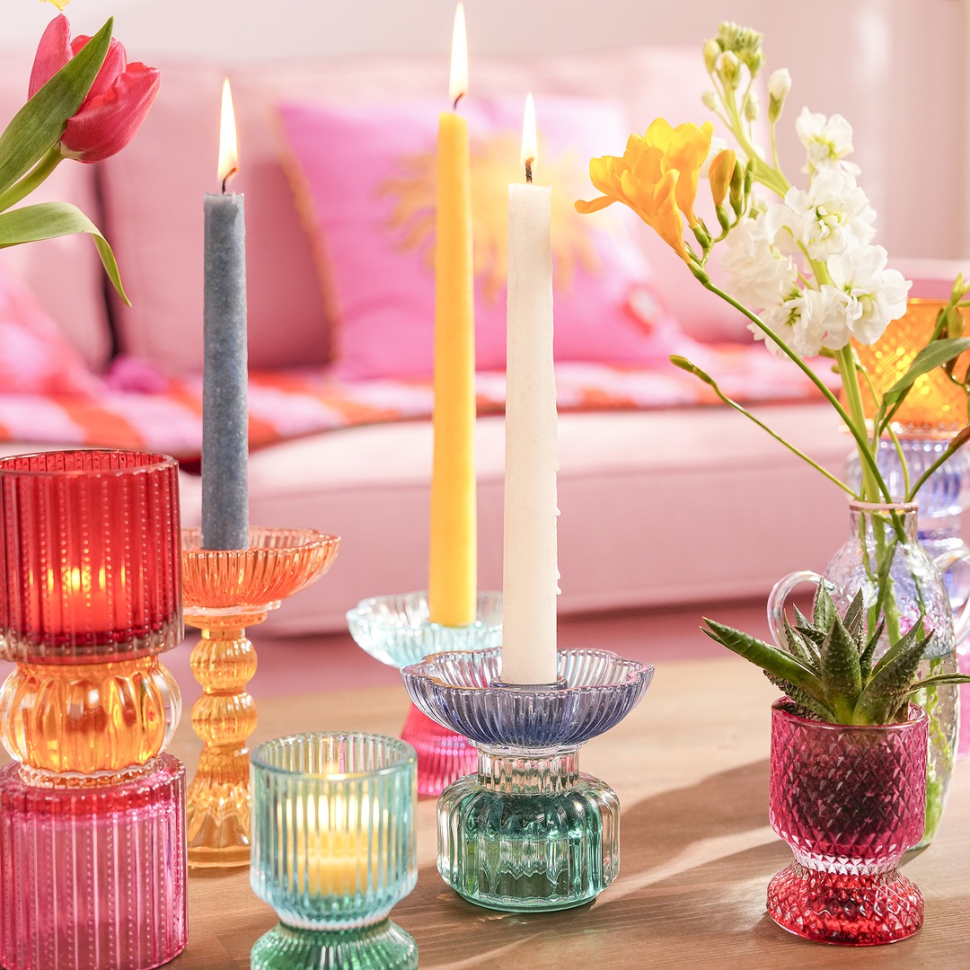 Nanjıng Cam Dekoratif Obje 10.2x10.2x9 Cm Renkli