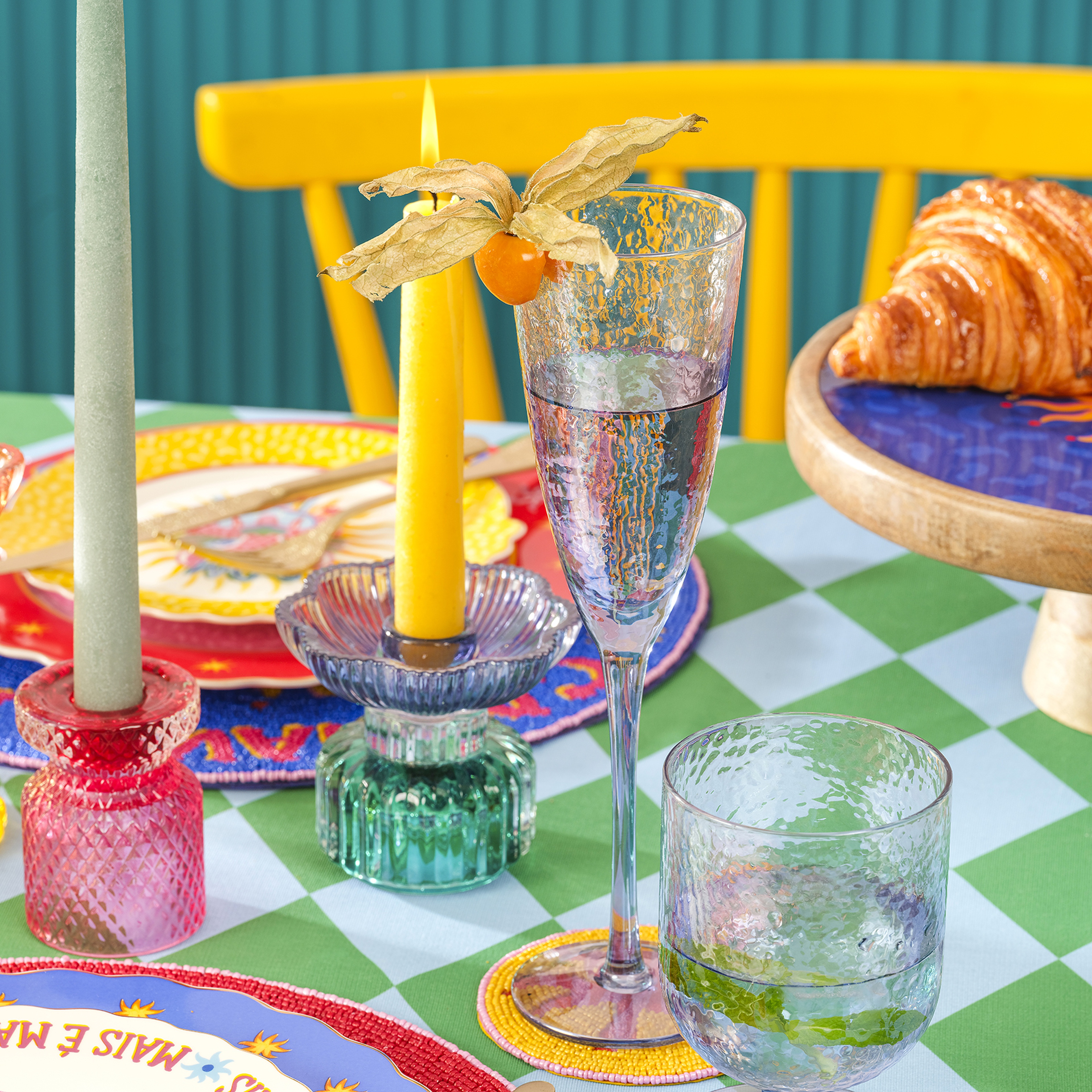 Loess Cam Kadeh 250 Ml Mavi