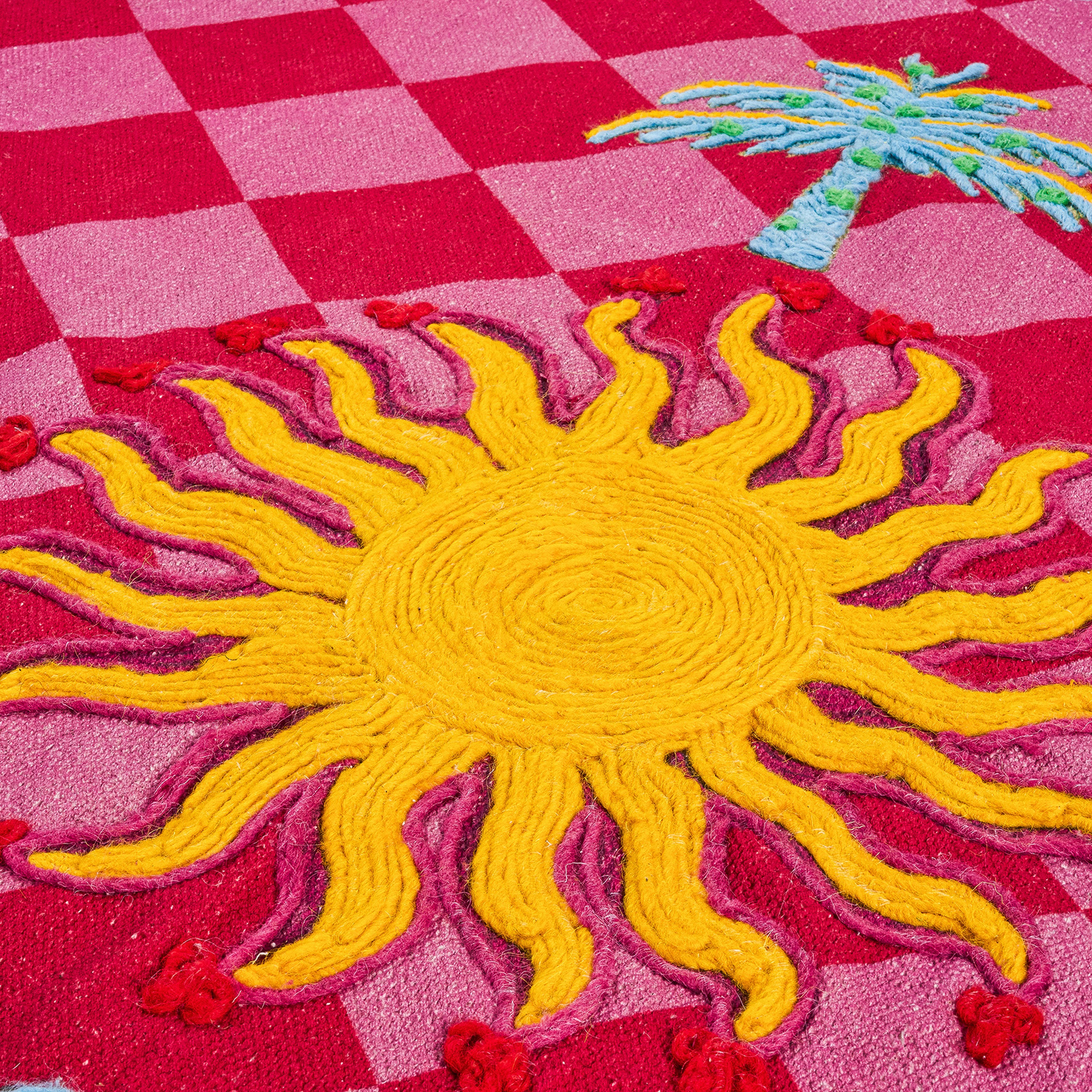 Rajna Kırmızı Pamuk Kilim 120x180 Cm