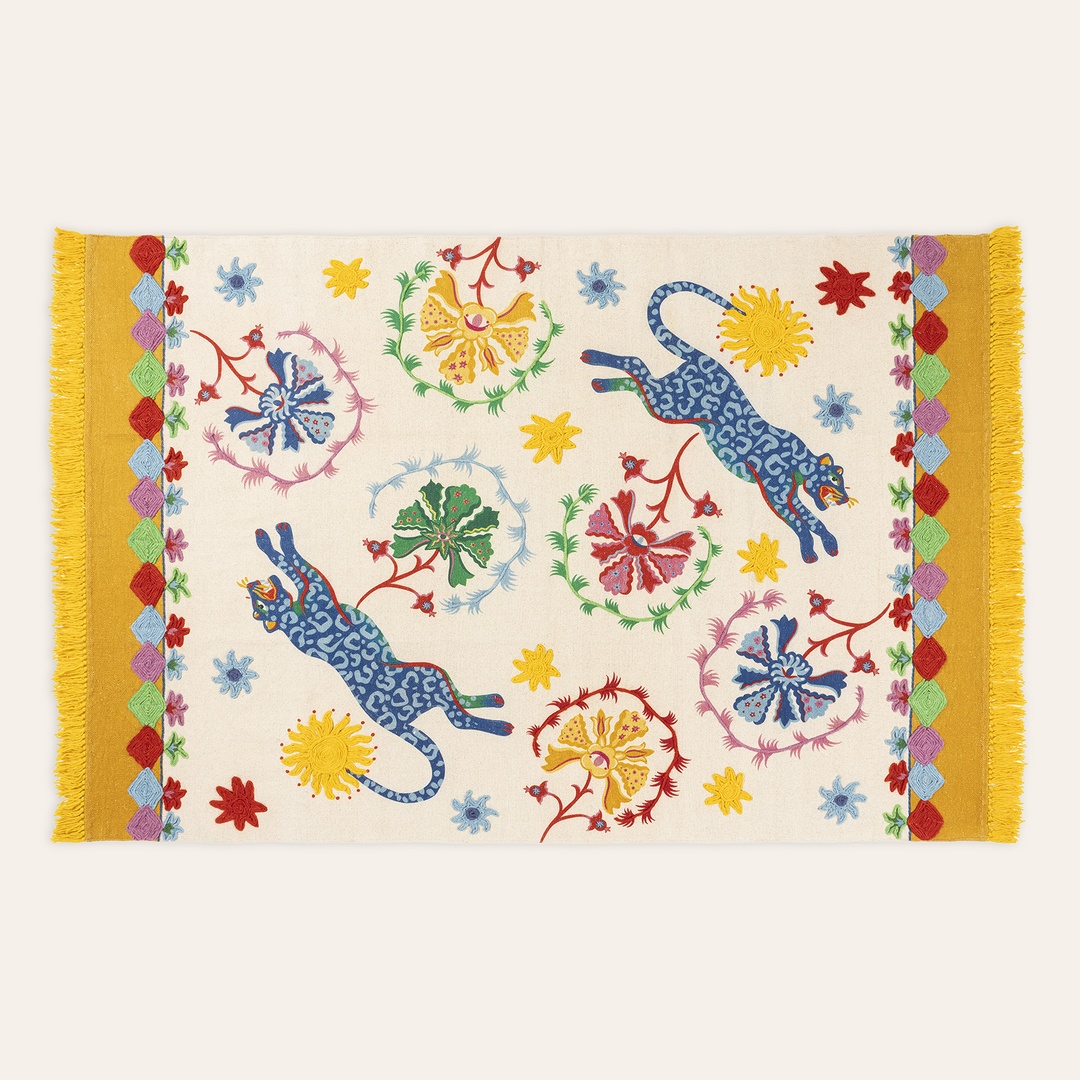 Rajna Renkli Pamuk Kilim 120x180 Cm