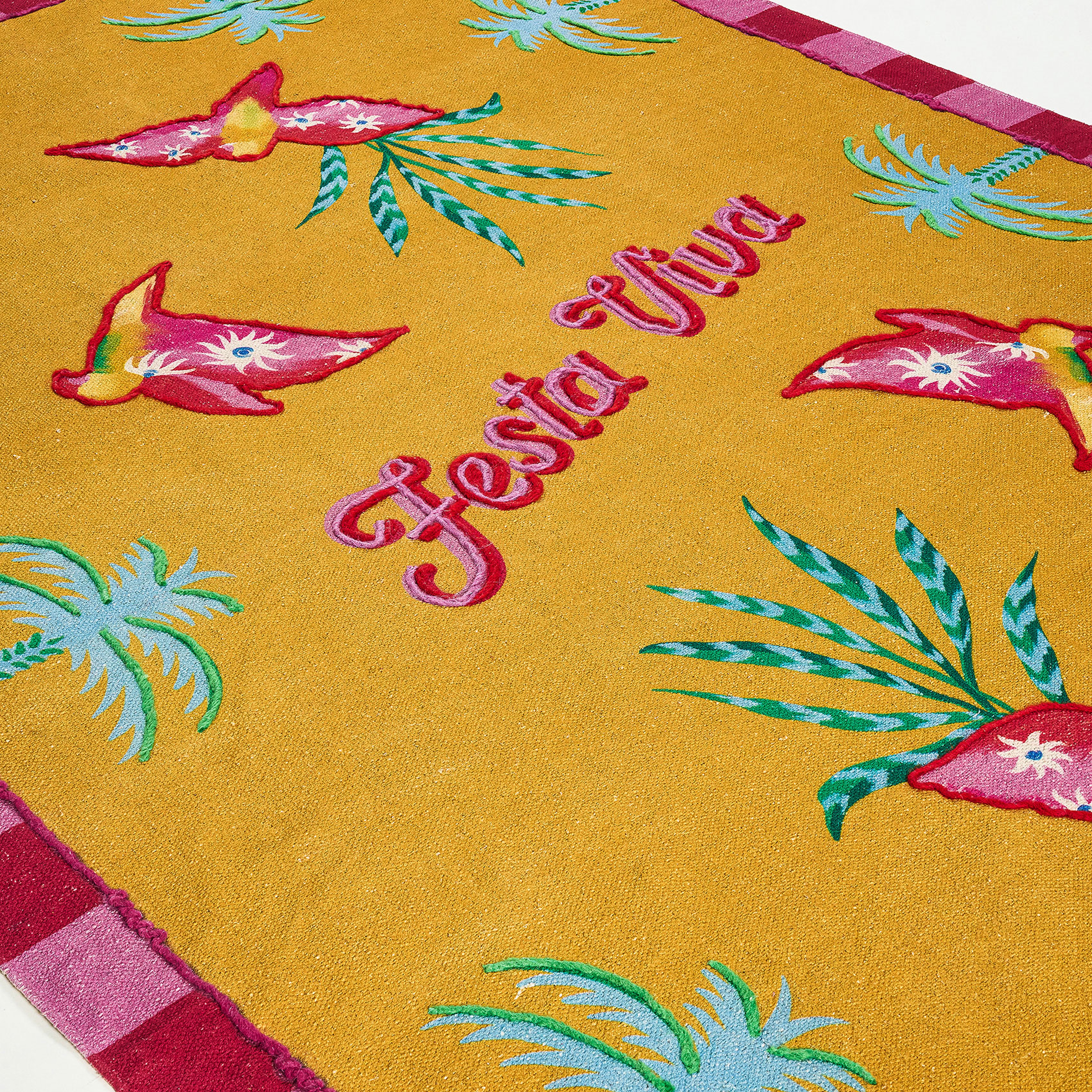 Rajna Sarı Pamuk Kilim 120x180 Cm