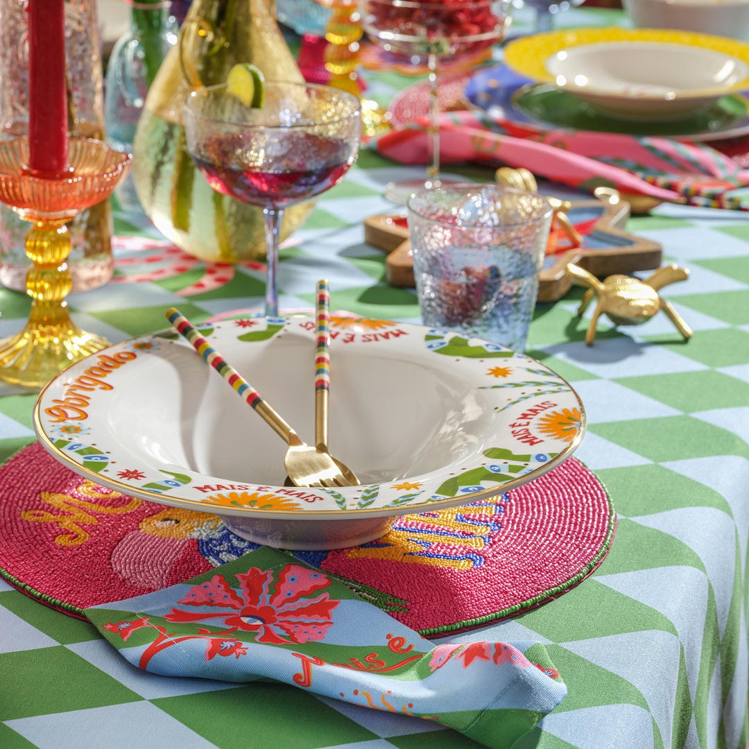 Lublın Porselen Makarna Tabağı 30 Cm Yeşil