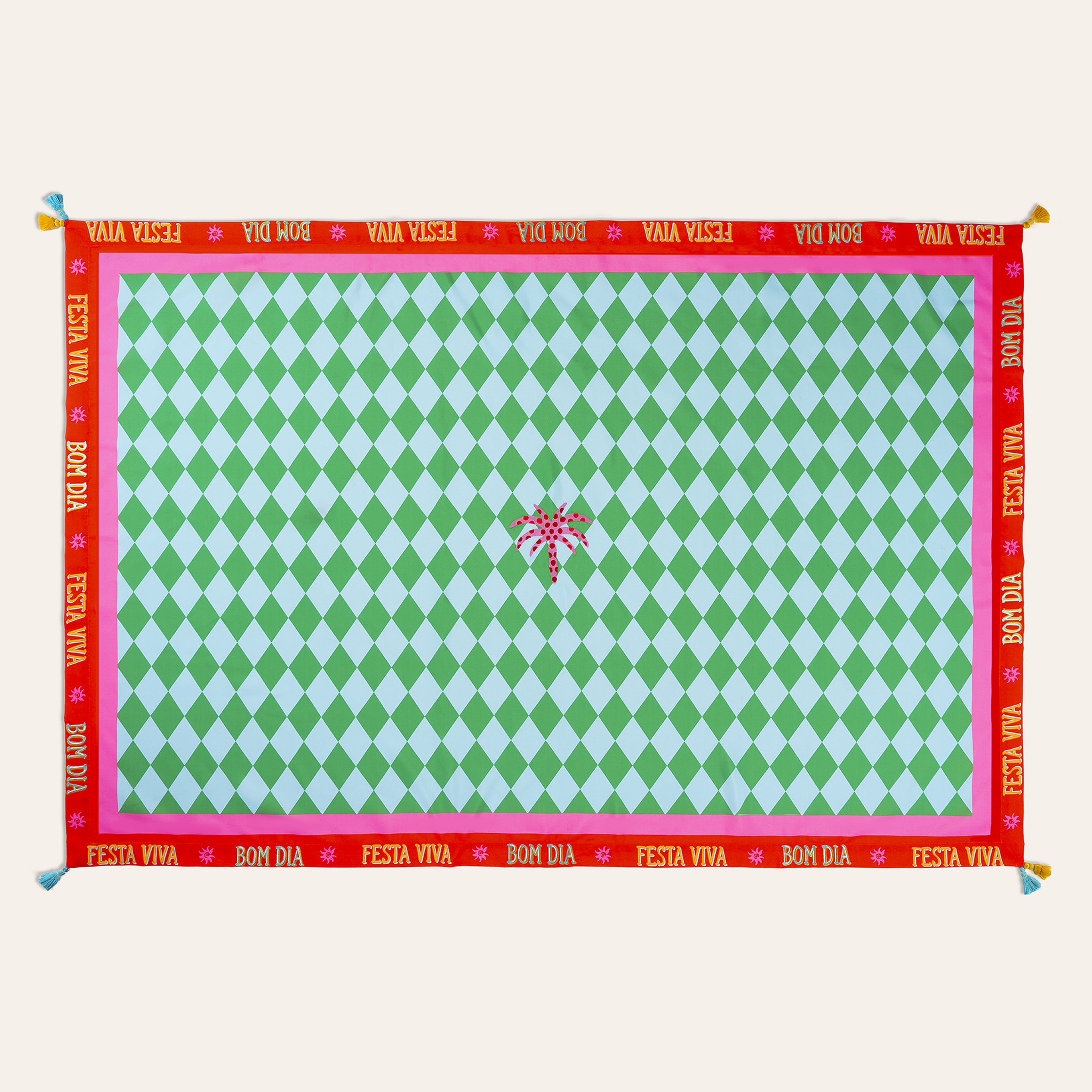 Prusa Renkli Masa Örtüsü 160x240 Cm