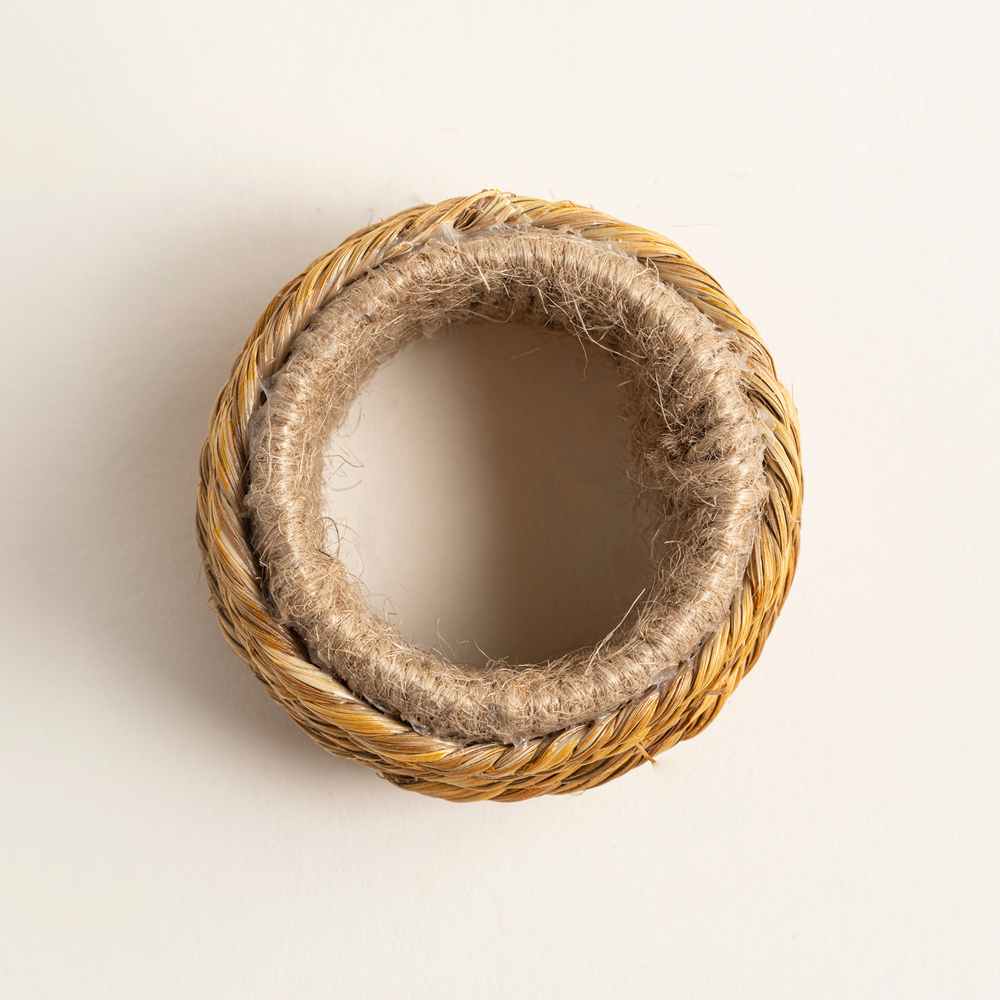 Khanpur Sarı Deniz Çayırı - Jüt Peçete Halkası 5 Cm