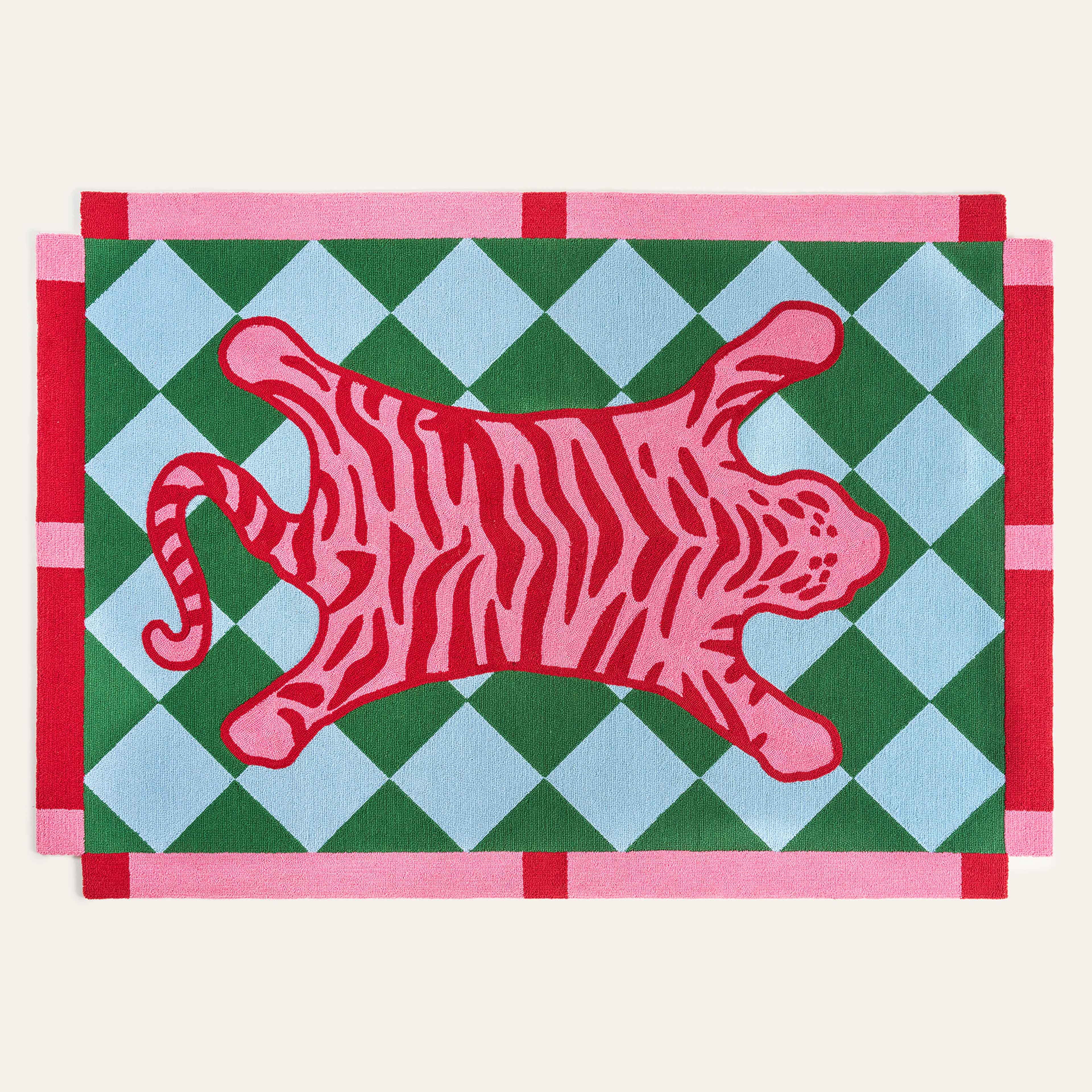 Rajna Rölyef Pamuk Halı 160x230 Cm Renkli