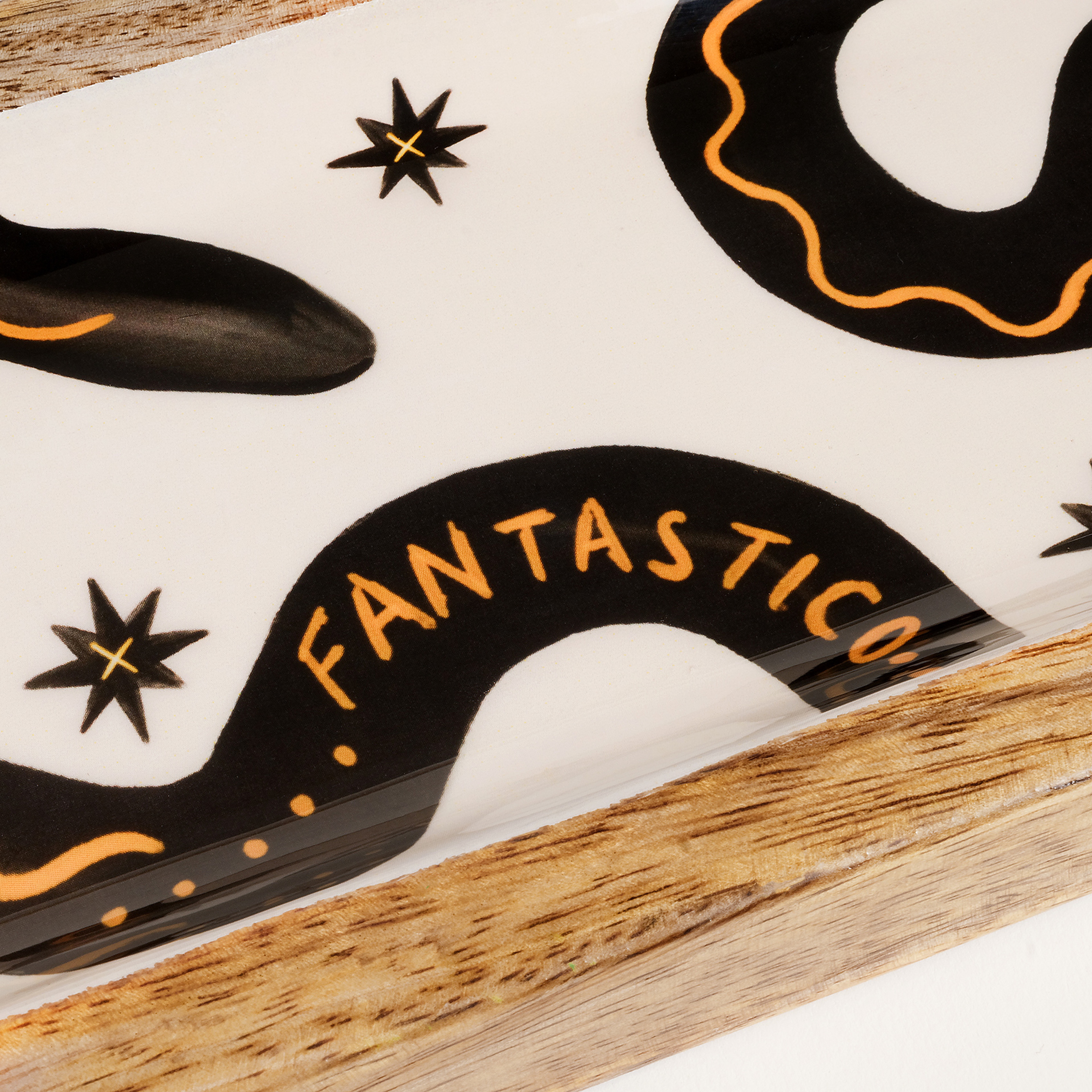 Lakrı Mango Ağacı Tepsi 55 Cm