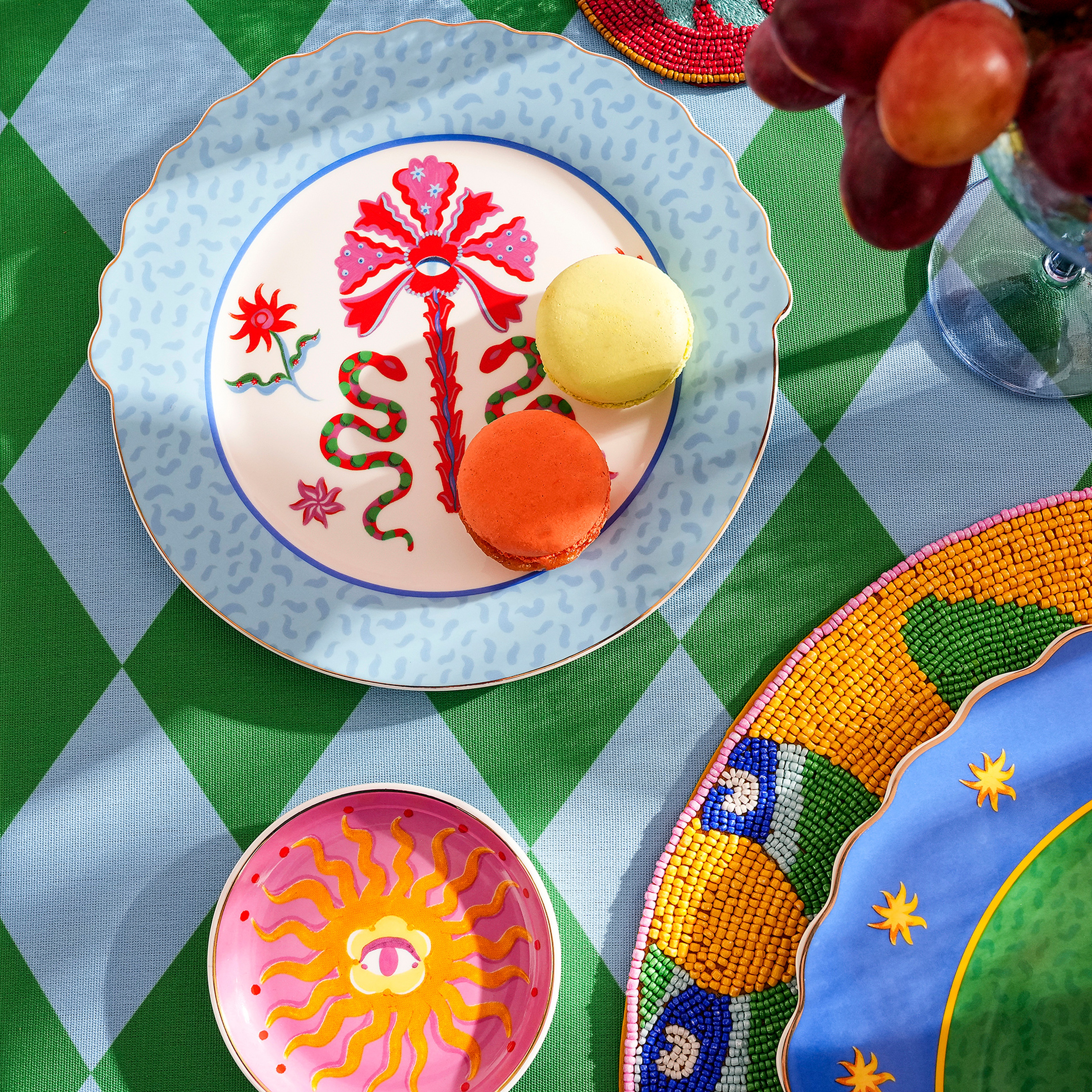 Luohu Porselen Pasta Tabağı 20 Cm