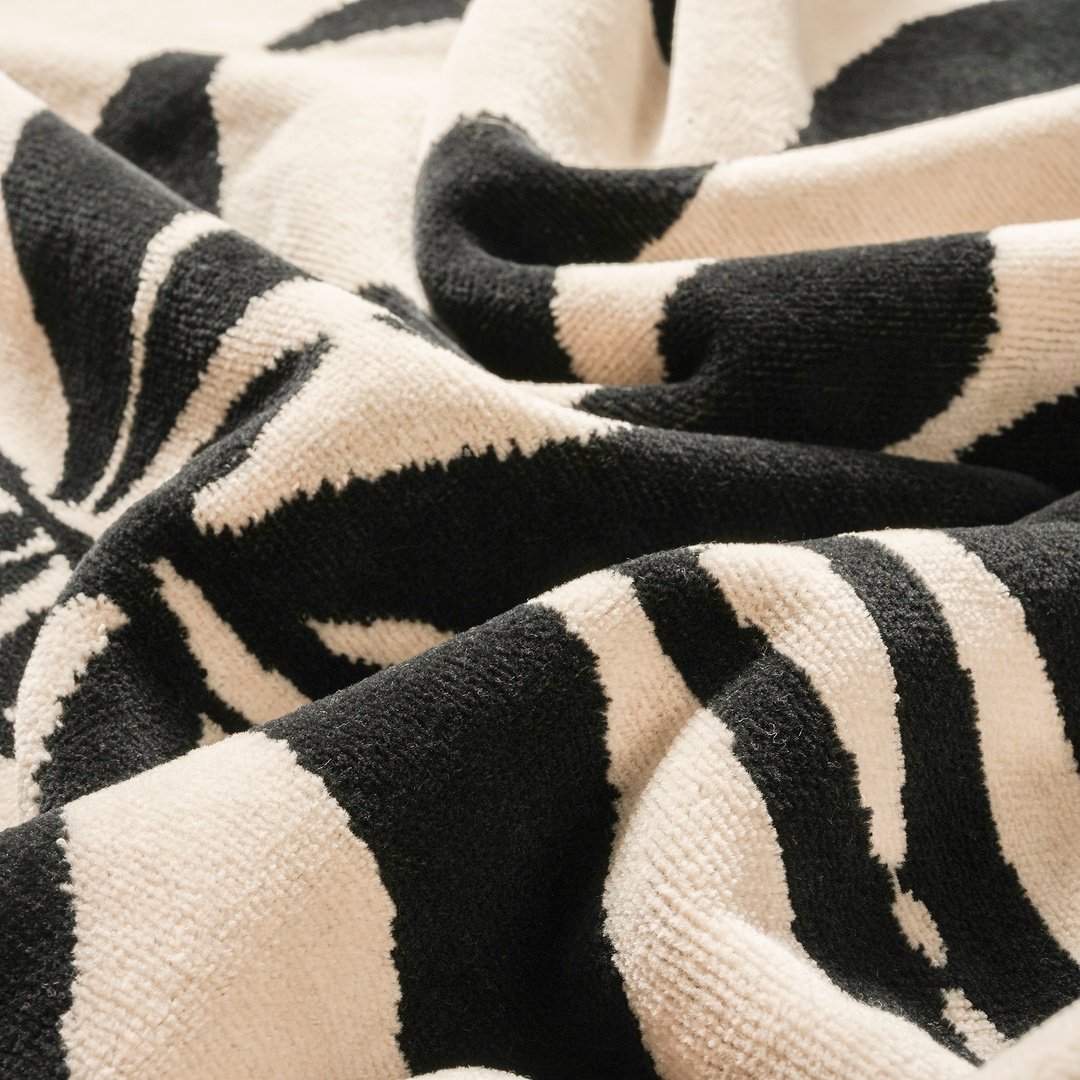 Tabea Pamuk Kadife Plaj Havlusu 90x150 Cm Bej