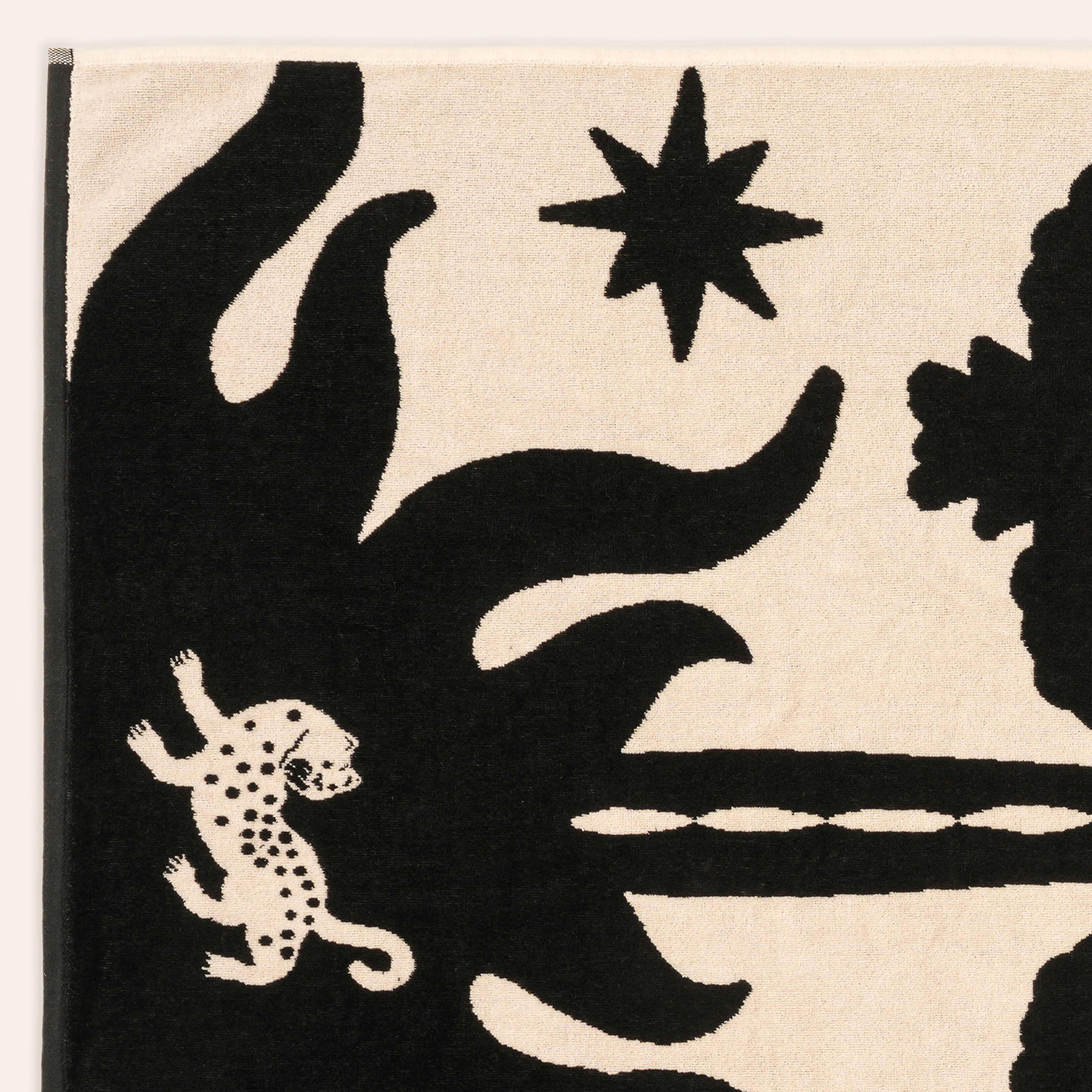 Tabea Pamuk Kadife Plaj Havlusu 90x150 Cm Bej