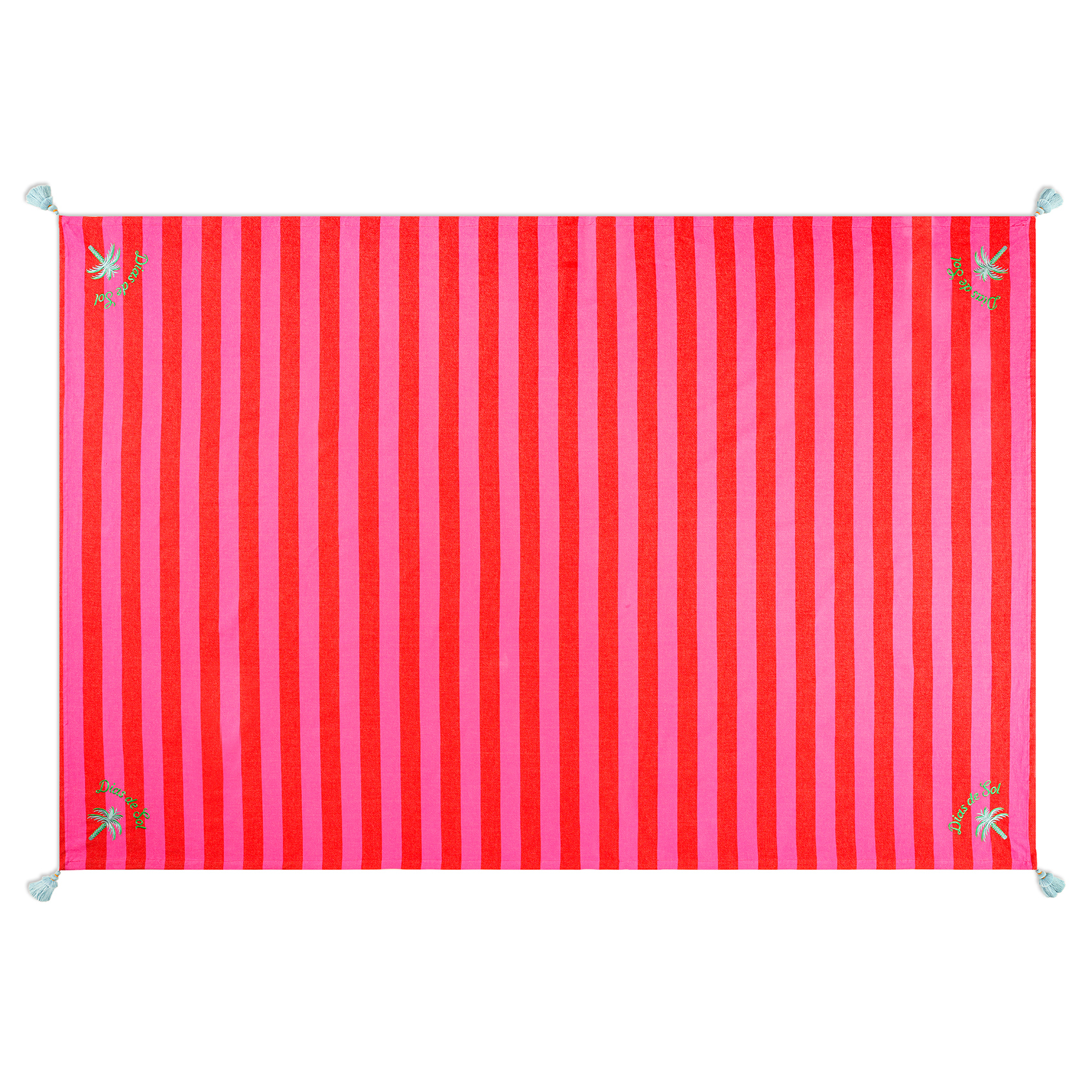 Nilüfer Pembe - Kırmızı Masa Örtüsü 160x240 Cm