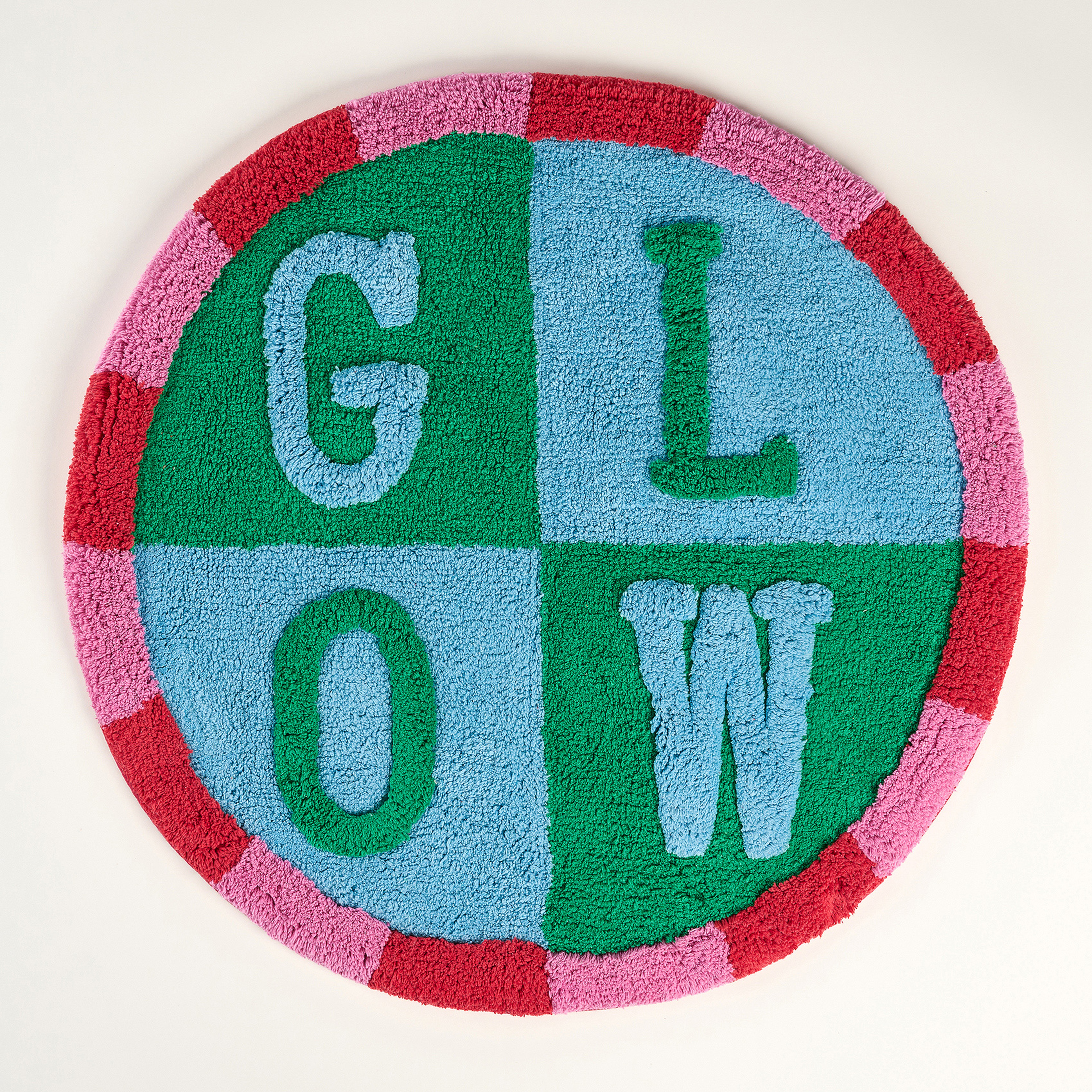 Punjab Pamuk Banyo Paspası 70 Cm Yeşil - Mavi