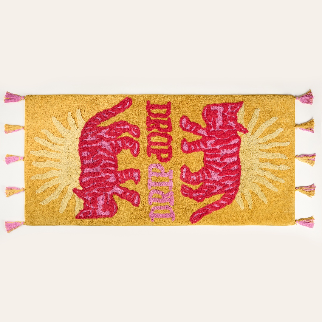 Punjab Pamuk Banyo Paspası 60x120 Cm Sarı