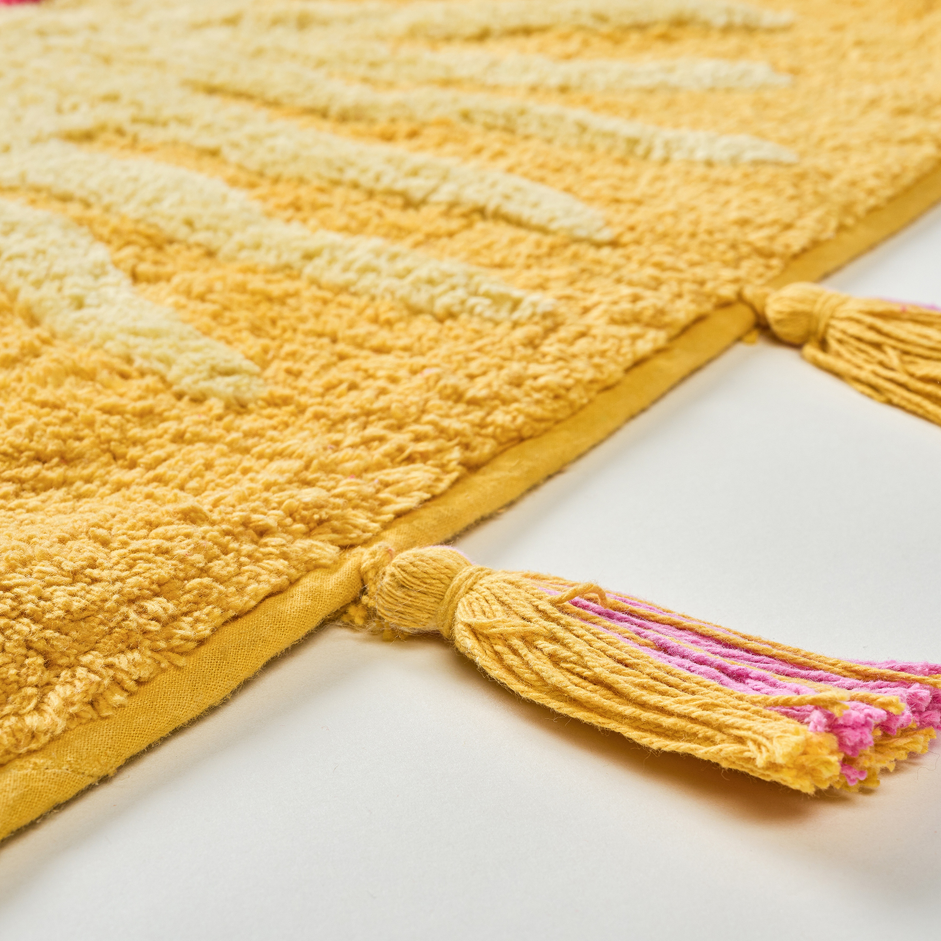 Punjab Pamuk Banyo Paspası 60x120 Cm Sarı