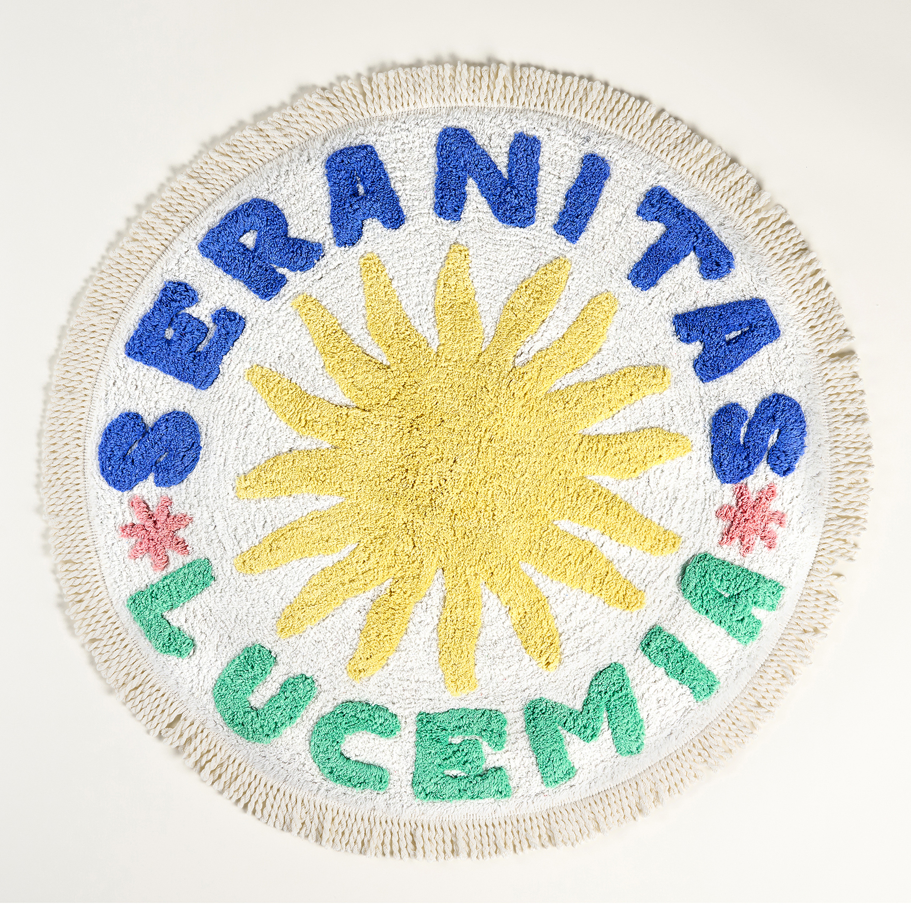 Punjab Pamuk Banyo Paspası 70 Cm Sarı - Krem