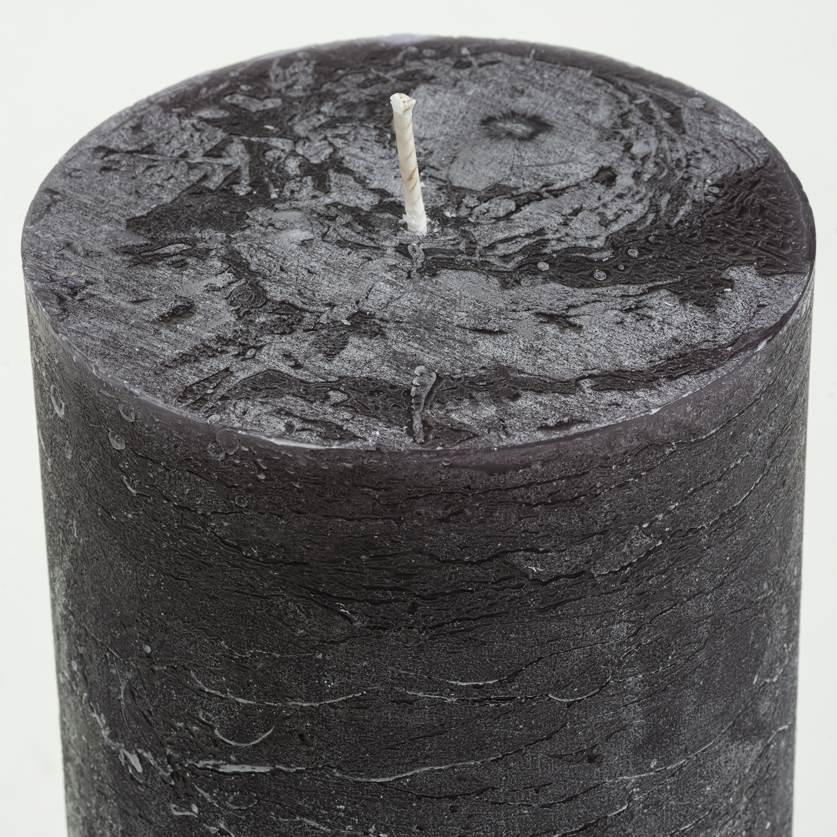 Deurne Parafın Mum 9x9x9 Cm Siyah